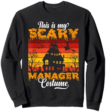Manager halloween costume Boss Halloween Sweatshirt - Sweatshirt | Black
