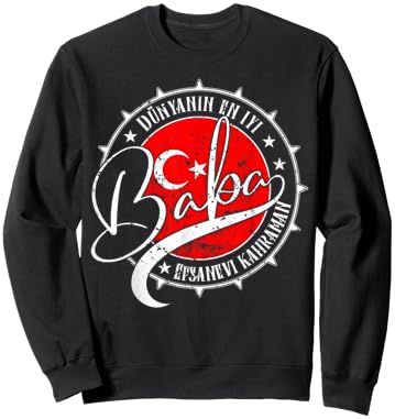 Best Dad in the World/Dünyanin en iyi Baba Sweatshirt - Sweatshirt | Black