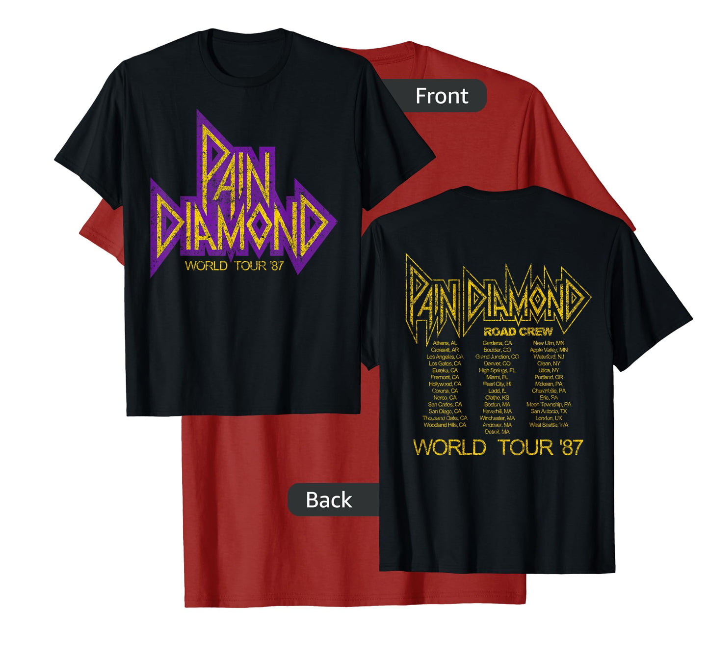 Pain Diamond World Tour '87 T-Shirt