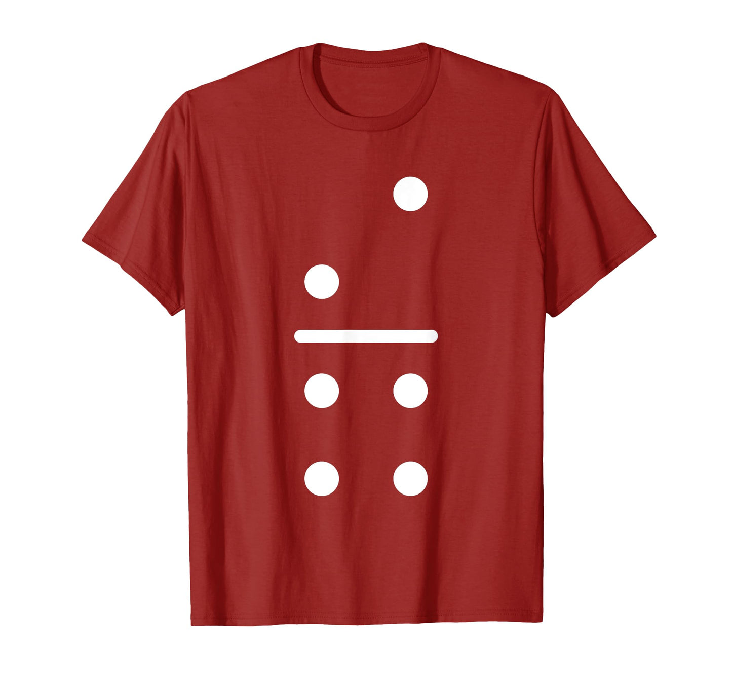 Domino Game 2 4 Dots Matching Halloween Group Costume T-Shirt