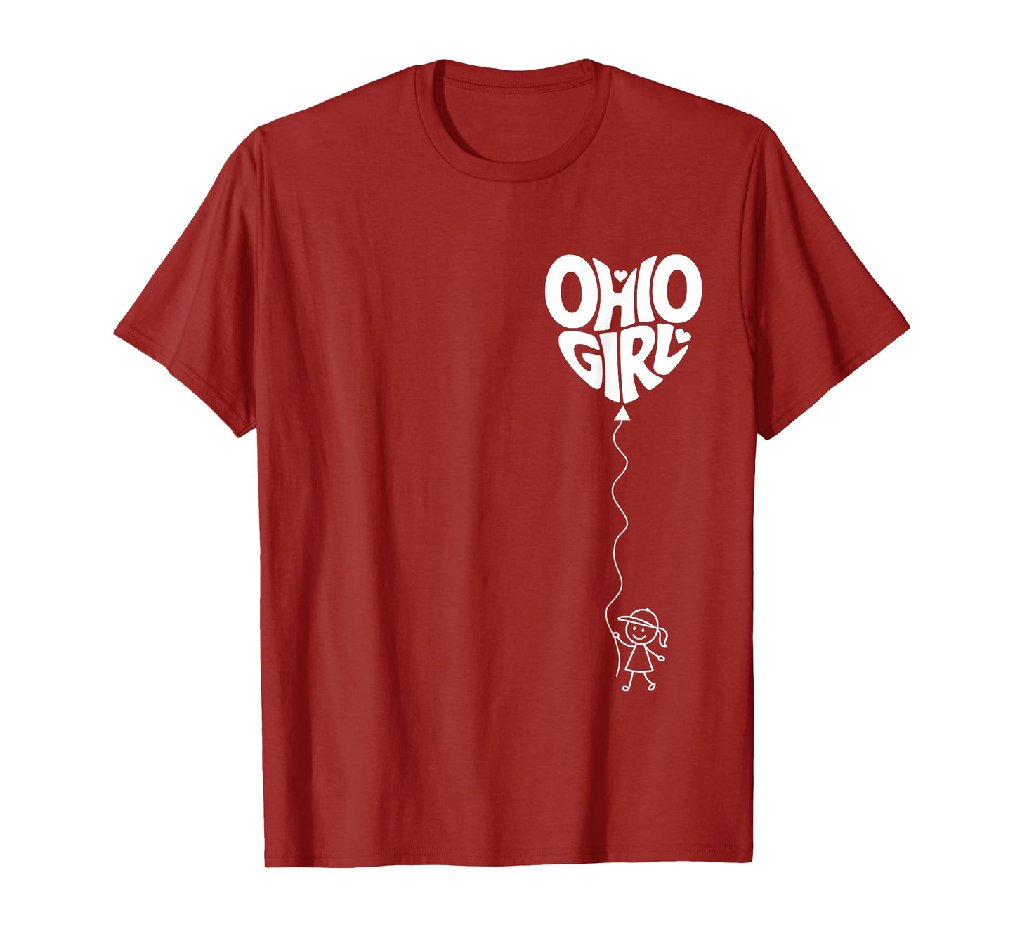 Cute Ohio Girl Home Pride Sporty Iconic Ohio Girls T-Shirt