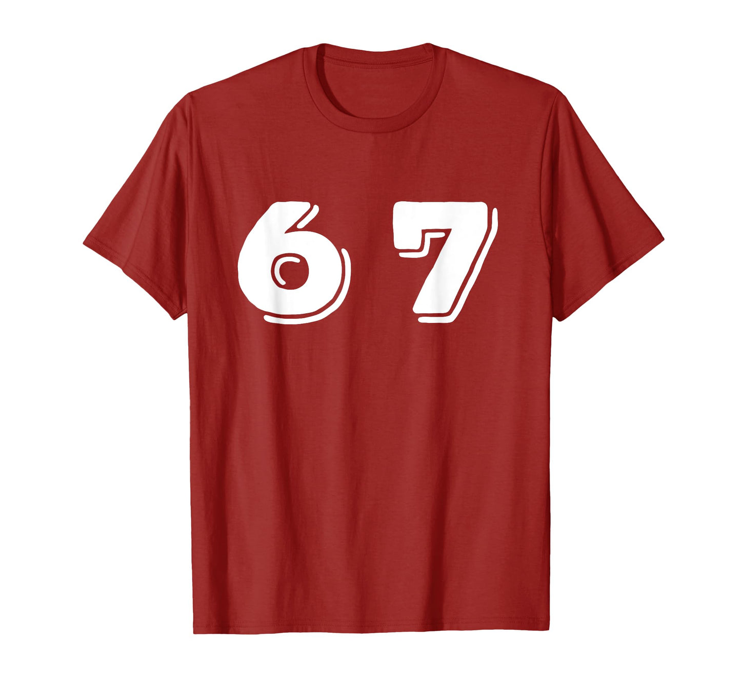 Six Seven 6 7 Meme Design T-Shirt