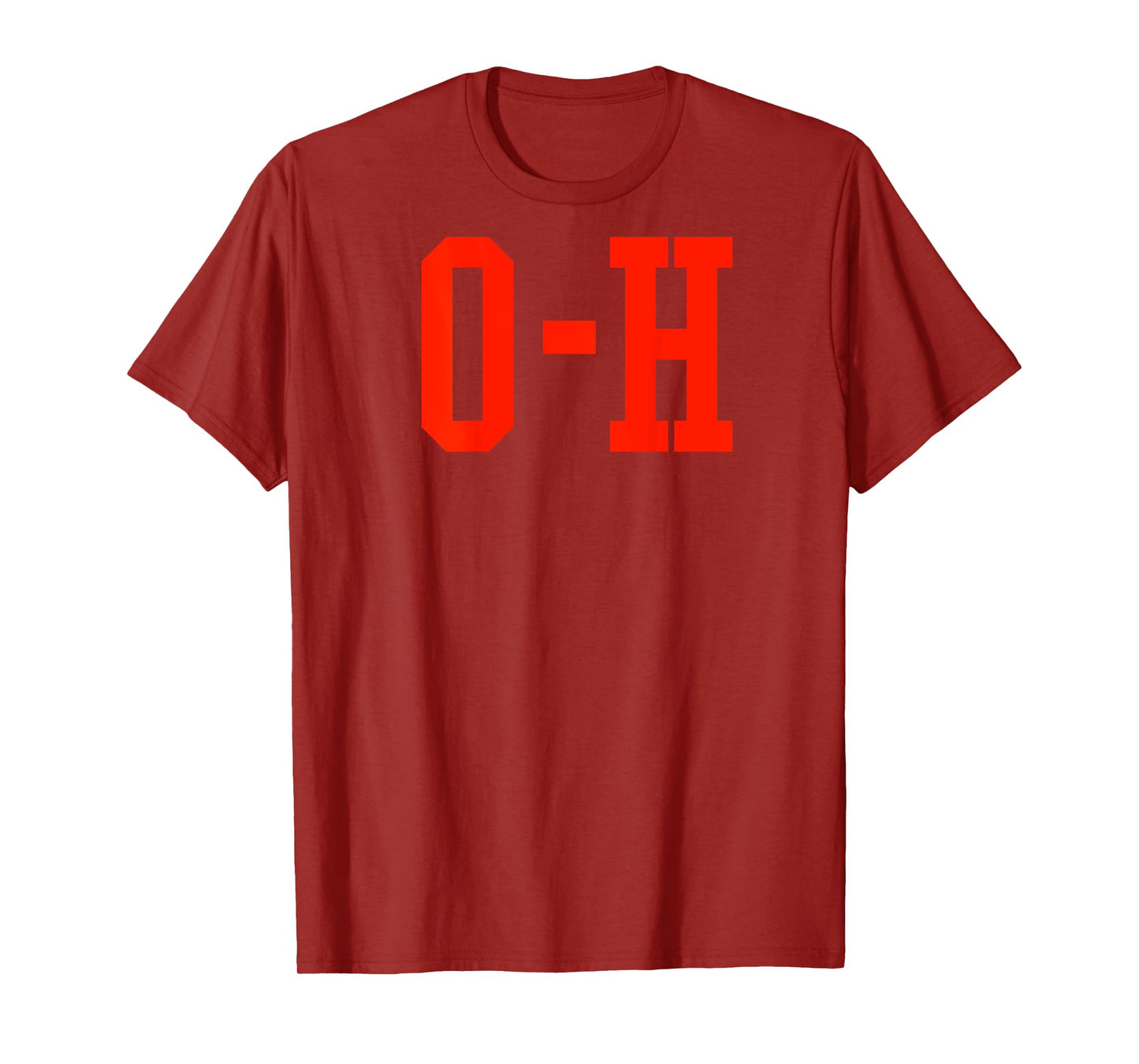 Cool Couples, Best Friends O-H Half of I-O Ohio Scarlet Gear T-Shirt