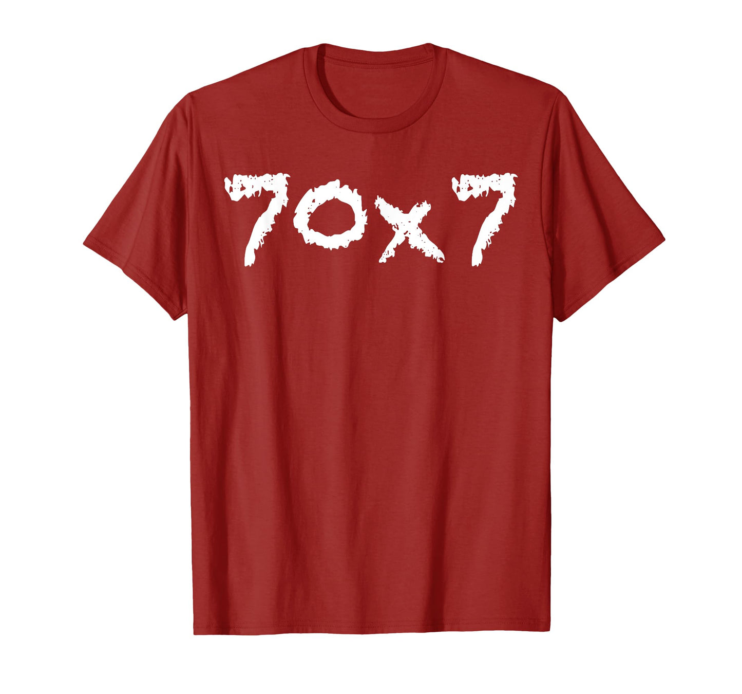 Vintage Funny Christian Forgive Quote 70x7 Bible Verse T-Shirt