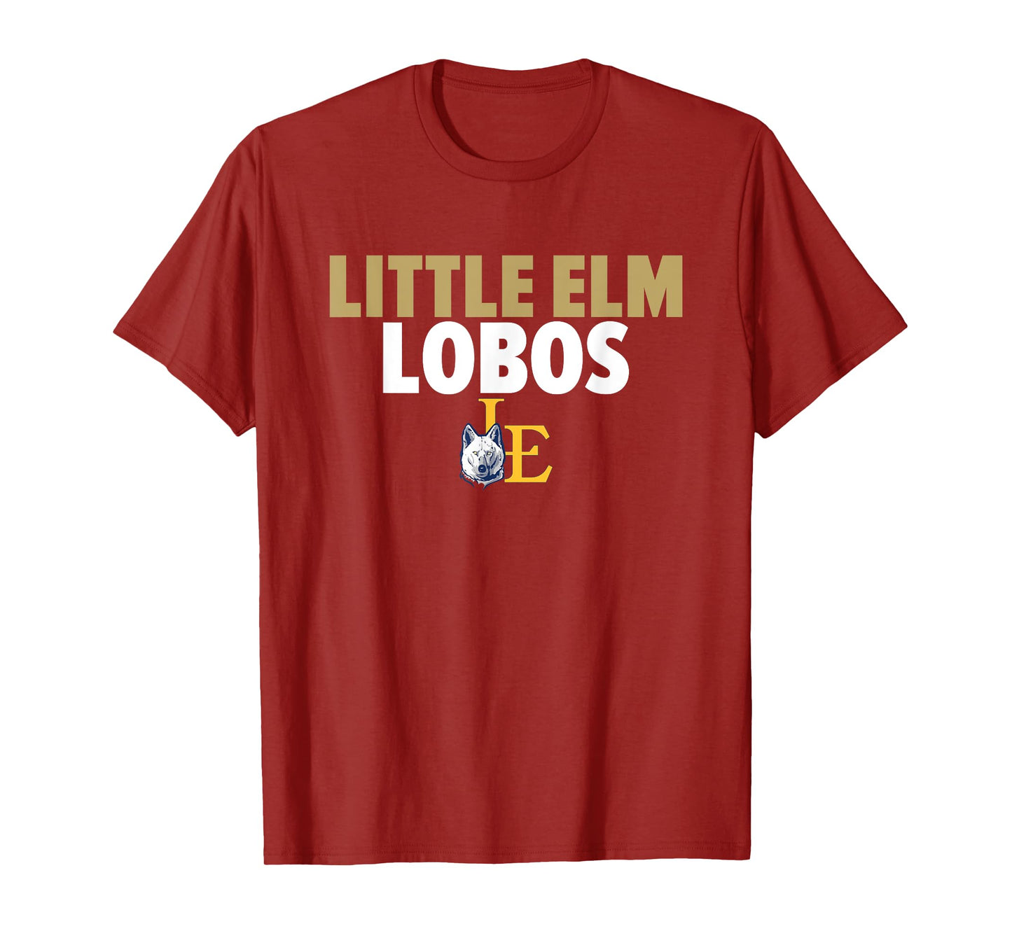 Little Elm Lobos Logo Bold HS T-Shirt