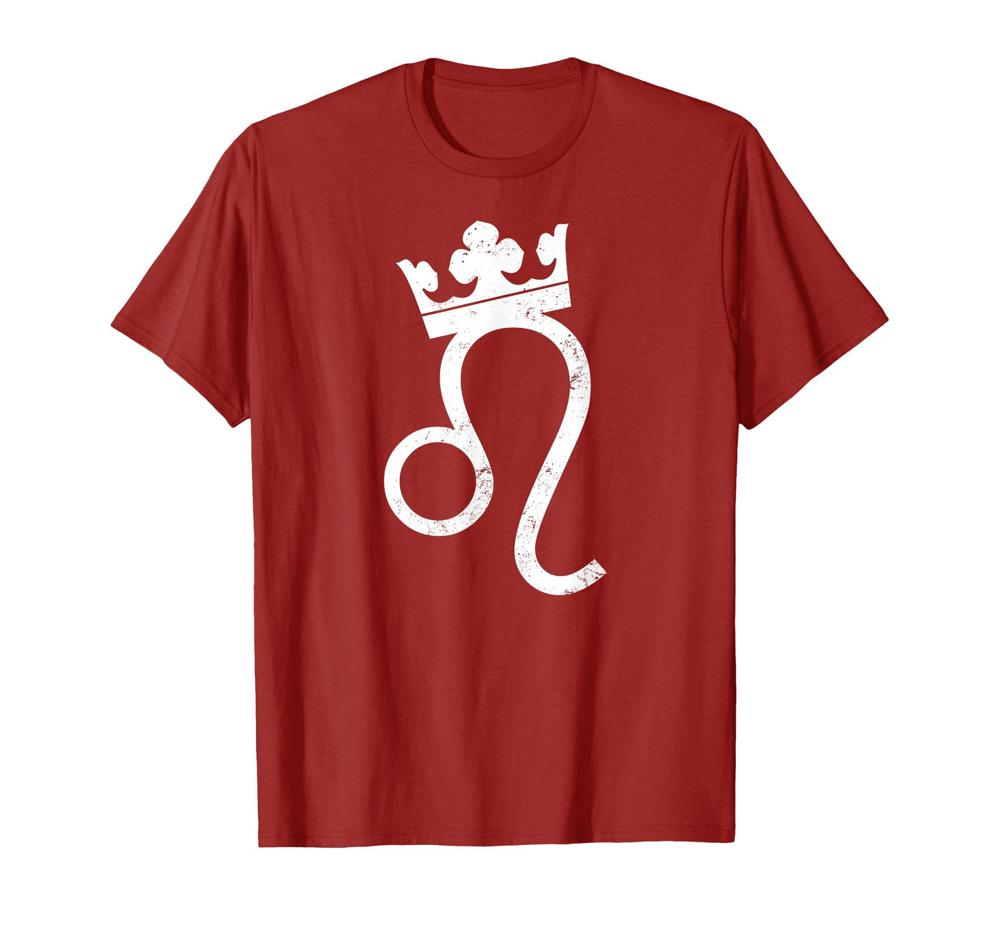 Leo Zodiac Design | King Crown Gift T-Shirt