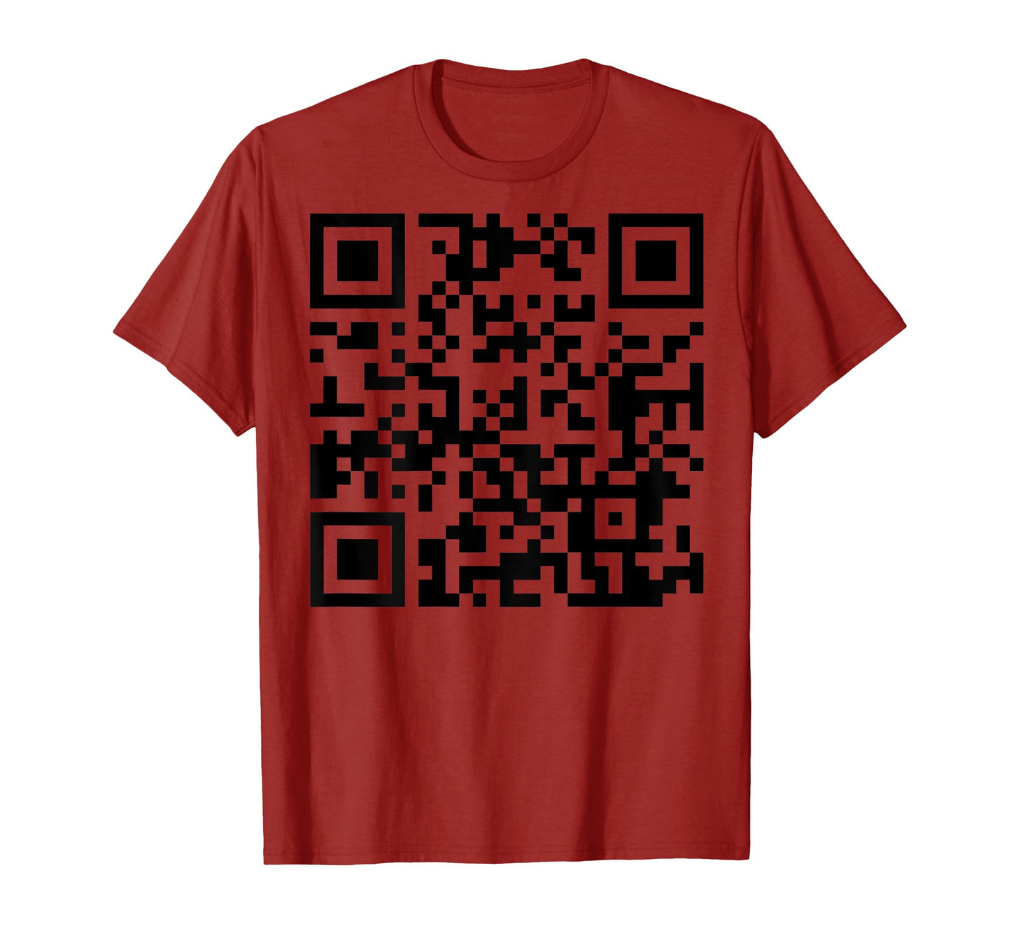 (On Back) Funny QR Fck Off Code Saying Quote For Men Women T-Shirt