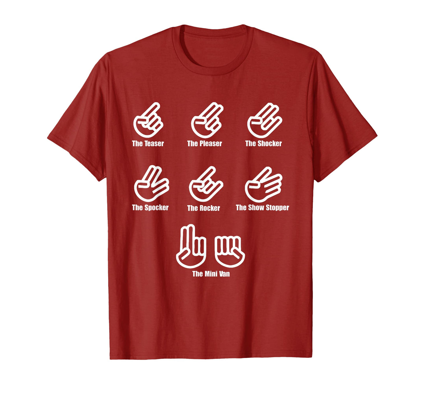 The Teaser The Pleaser The Shocker The Spocker The Rocker T-Shirt