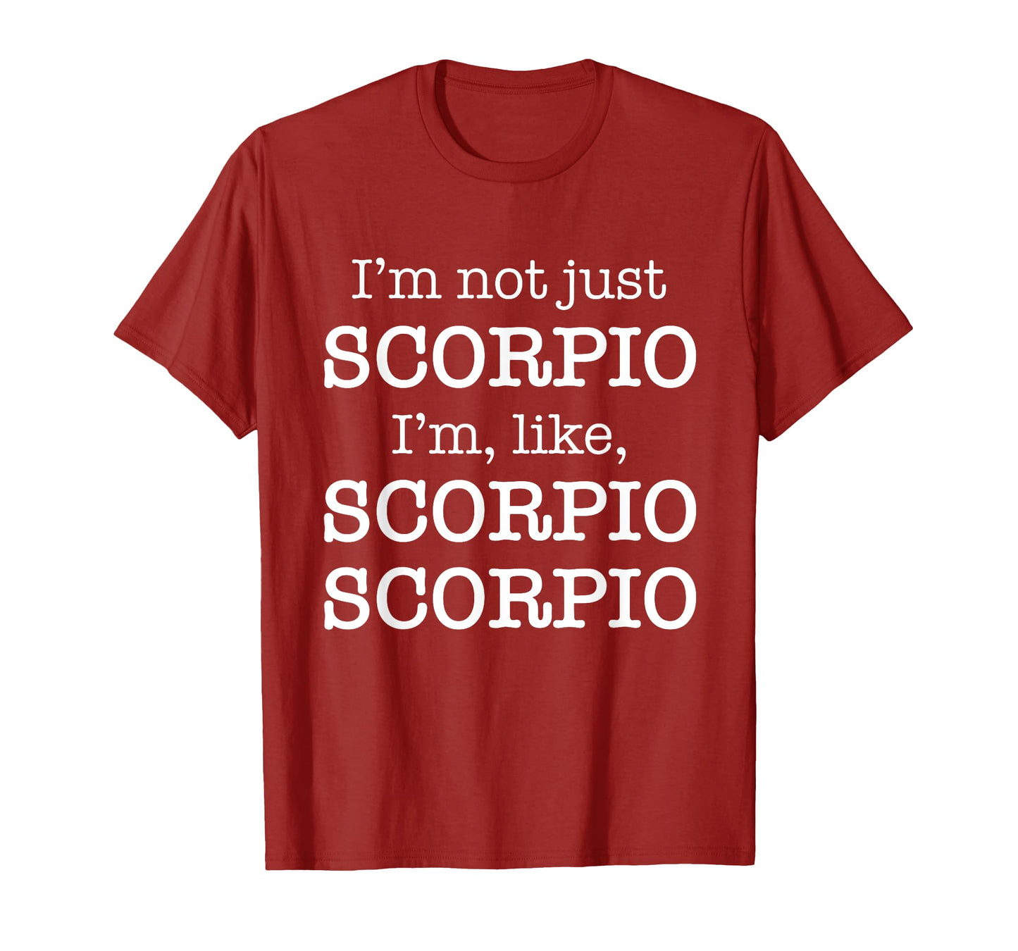 Scorpio Scorpio | Funny Zodiac Horoscope Scorpio AF Birthday T-Shirt