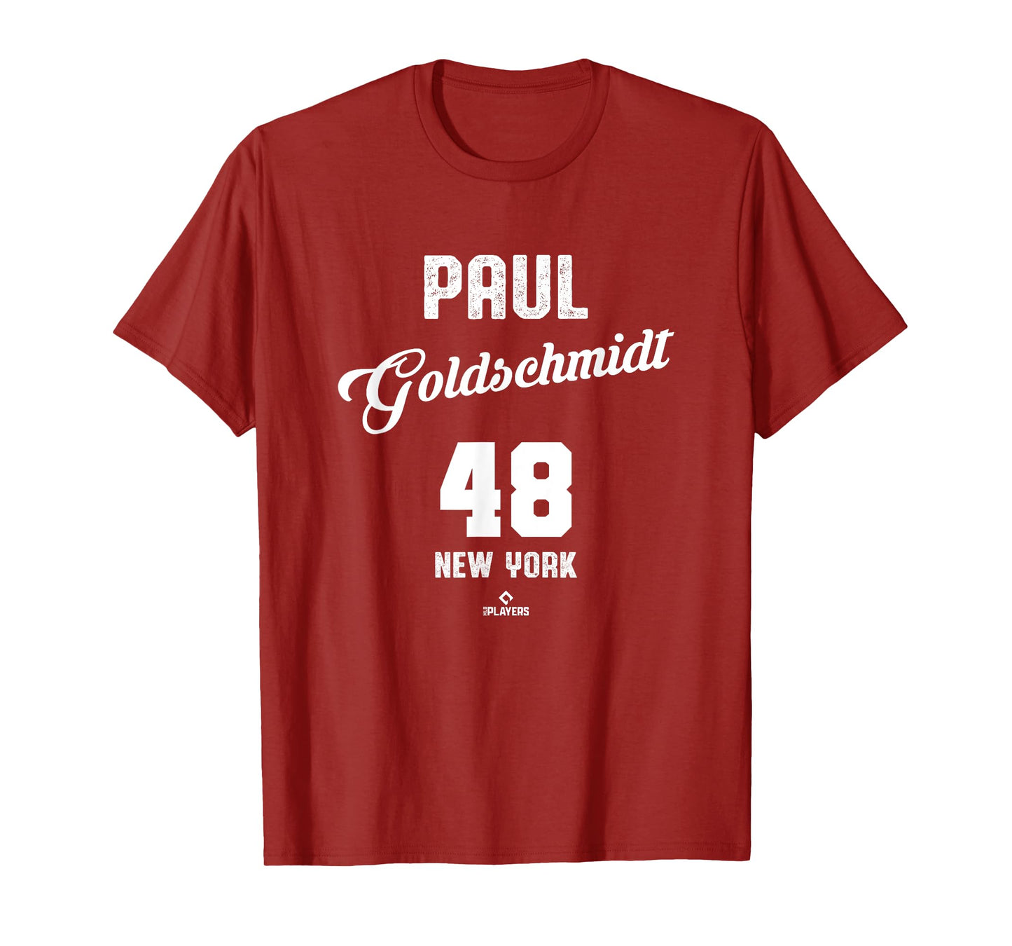 Paul Goldschmidt 48 New York Baseball Vintage MLBPA T-Shirt