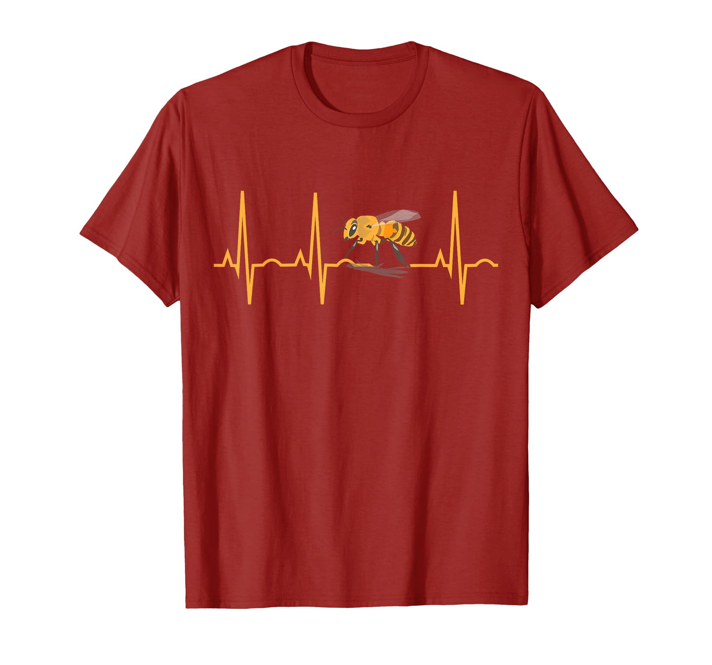Bee Lover Gifts - Honeybee Heartbeat TShirt Men Women Kids T-Shirt