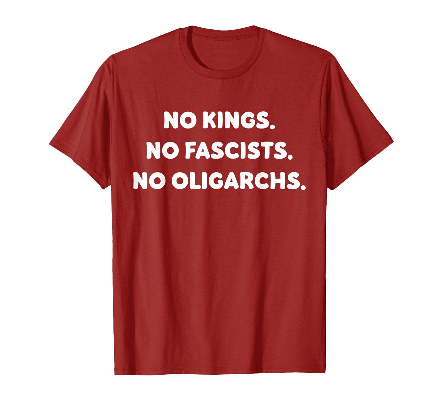 No Kings No Fascists No Oligarchs T-Shirt