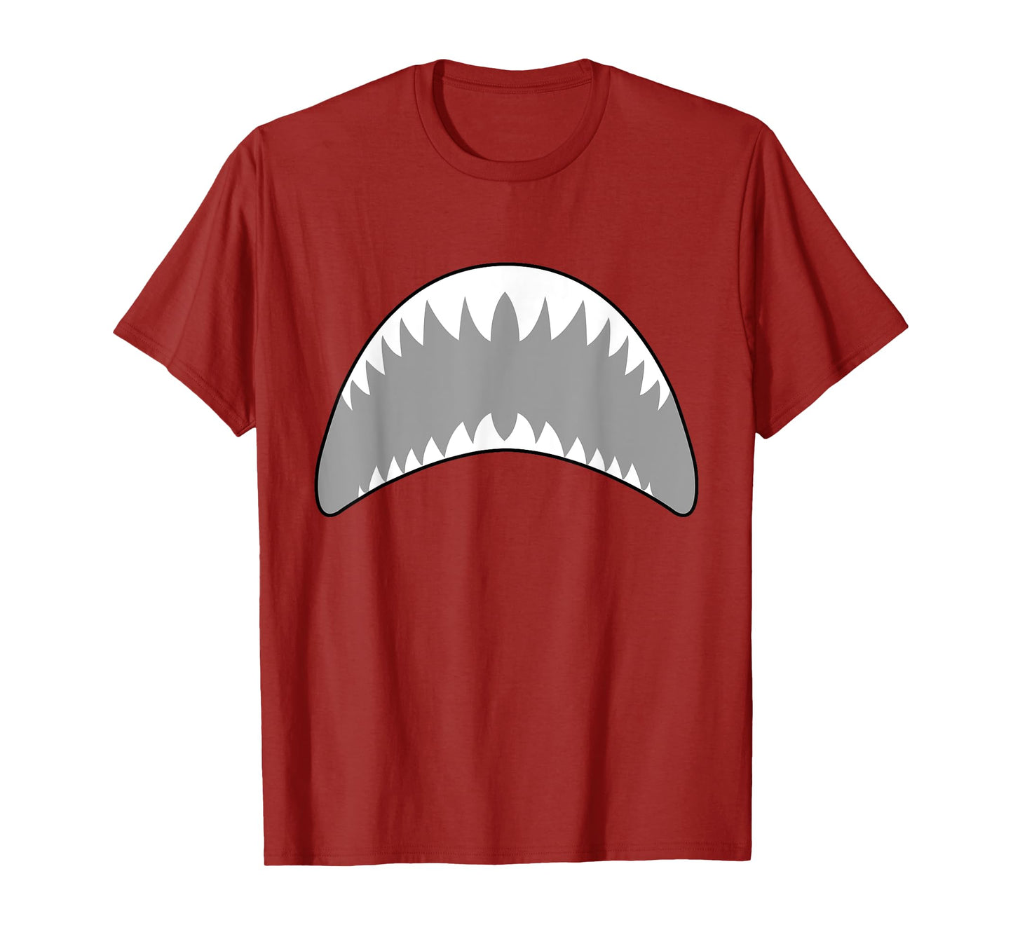 Shark mouth jaw lazy easy costume for halloween party T-Shirt