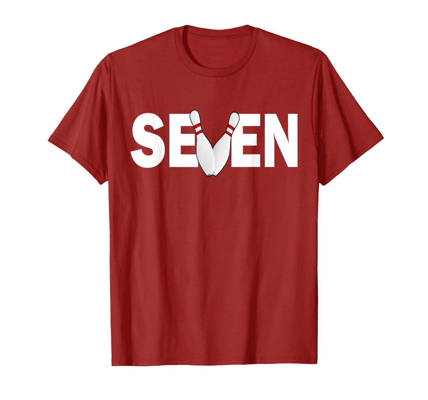 7th Birthday Seven 7 Years Old Bowling Party 2012 Birthday T-Shirt