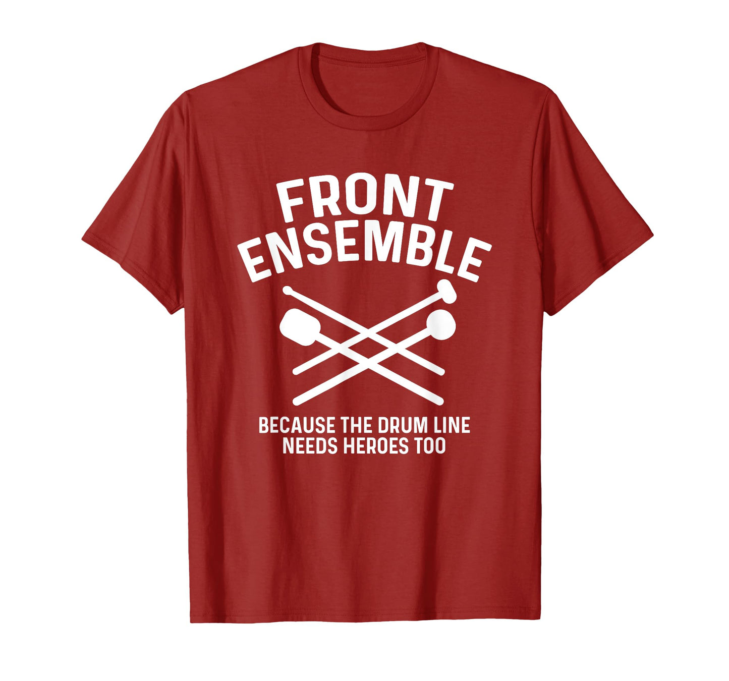 Front Ensemble Marching Band Percussionists T-Shirt