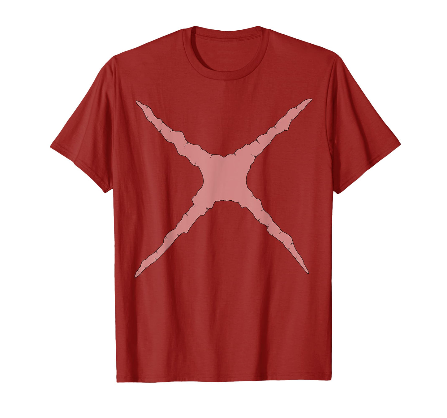 Anime Cosplay Anime Costume Anime Training Scar Anime Gym T-Shirt