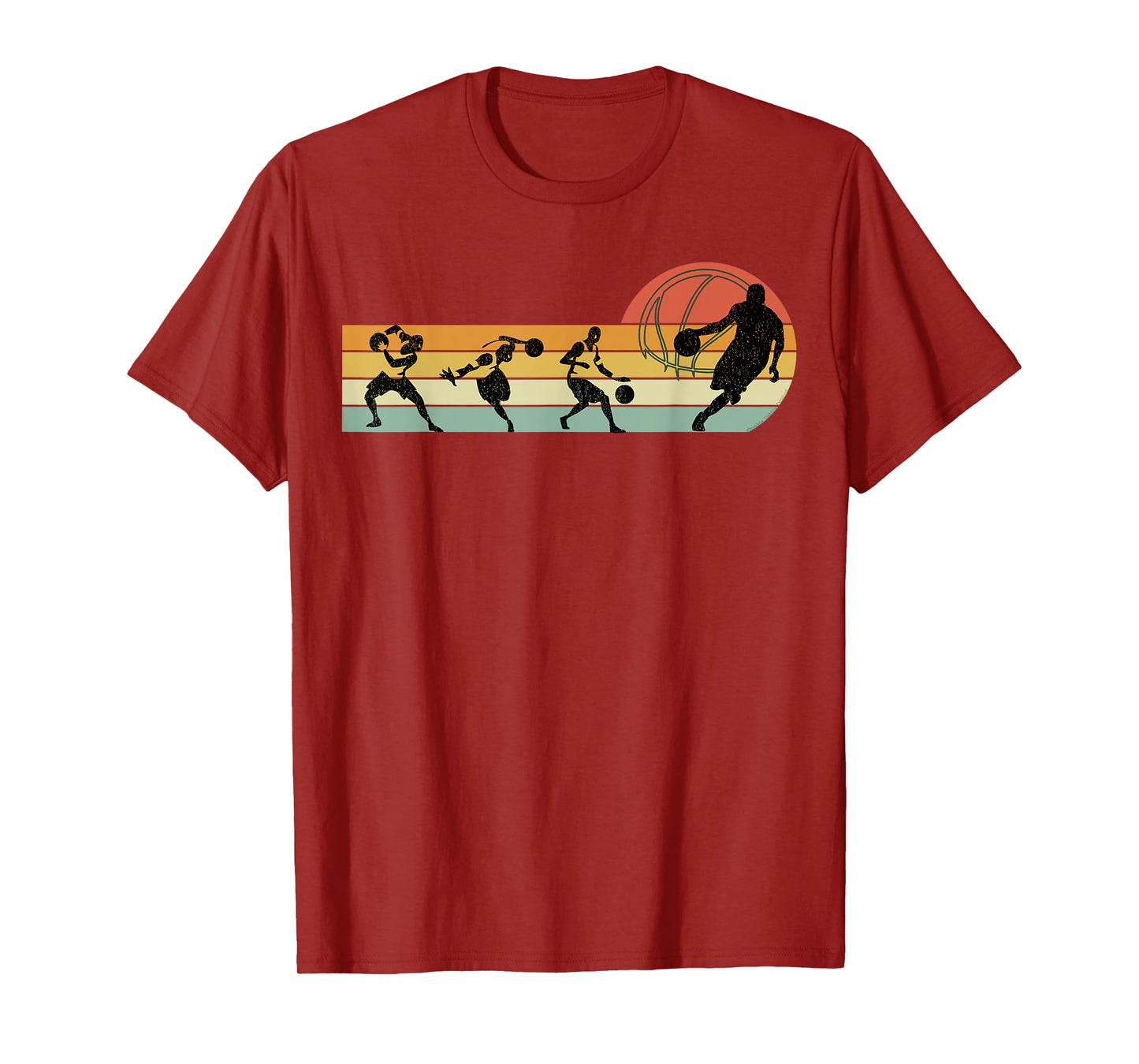 Cool Retro Basketball Player - Basketball T-Shirt