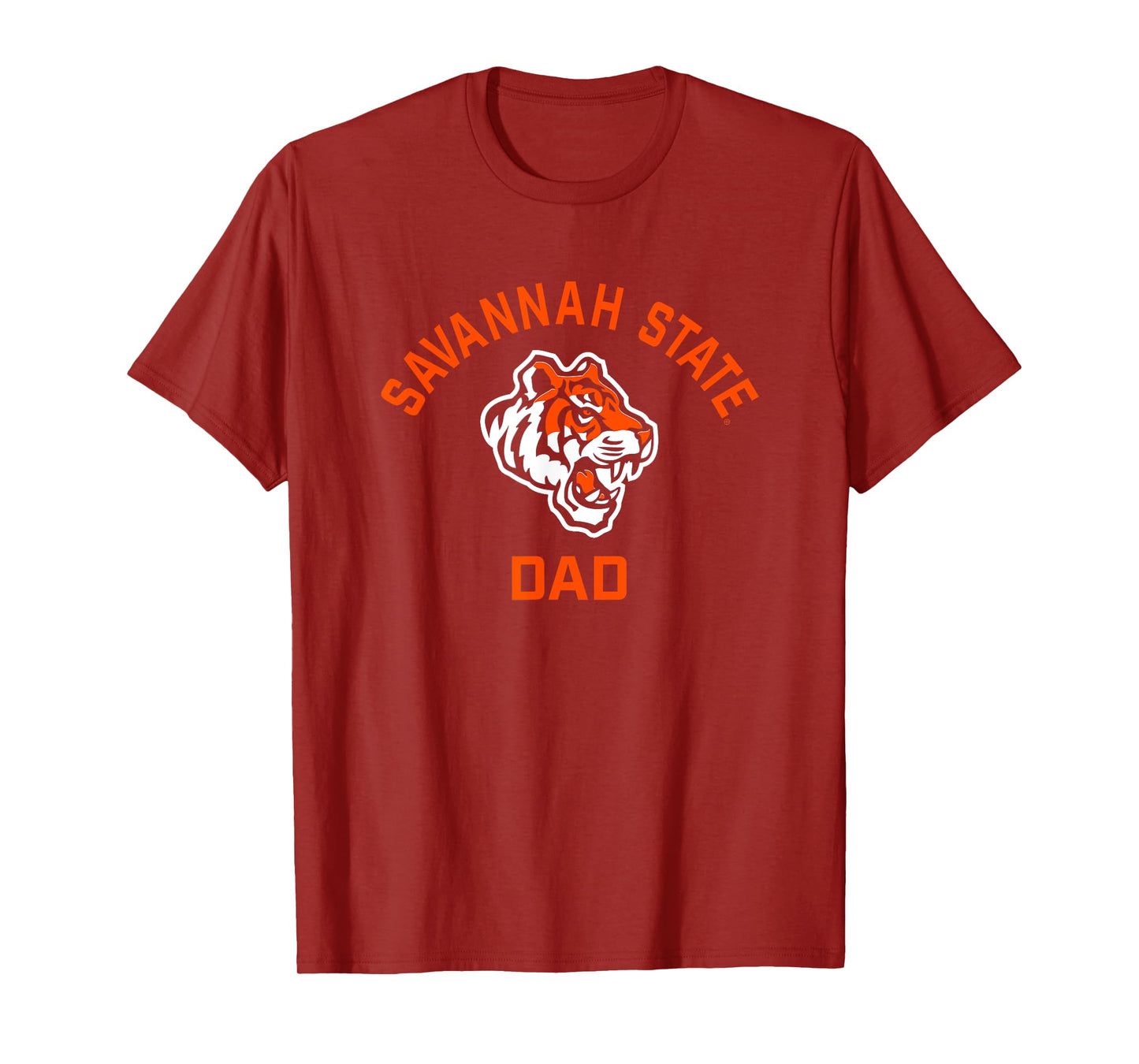 Savannah State University SSU Tigers Arched Dad T-Shirt