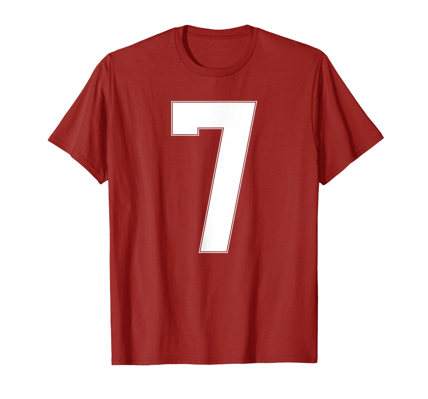 7 Number Seven Team Sports T-Shirt