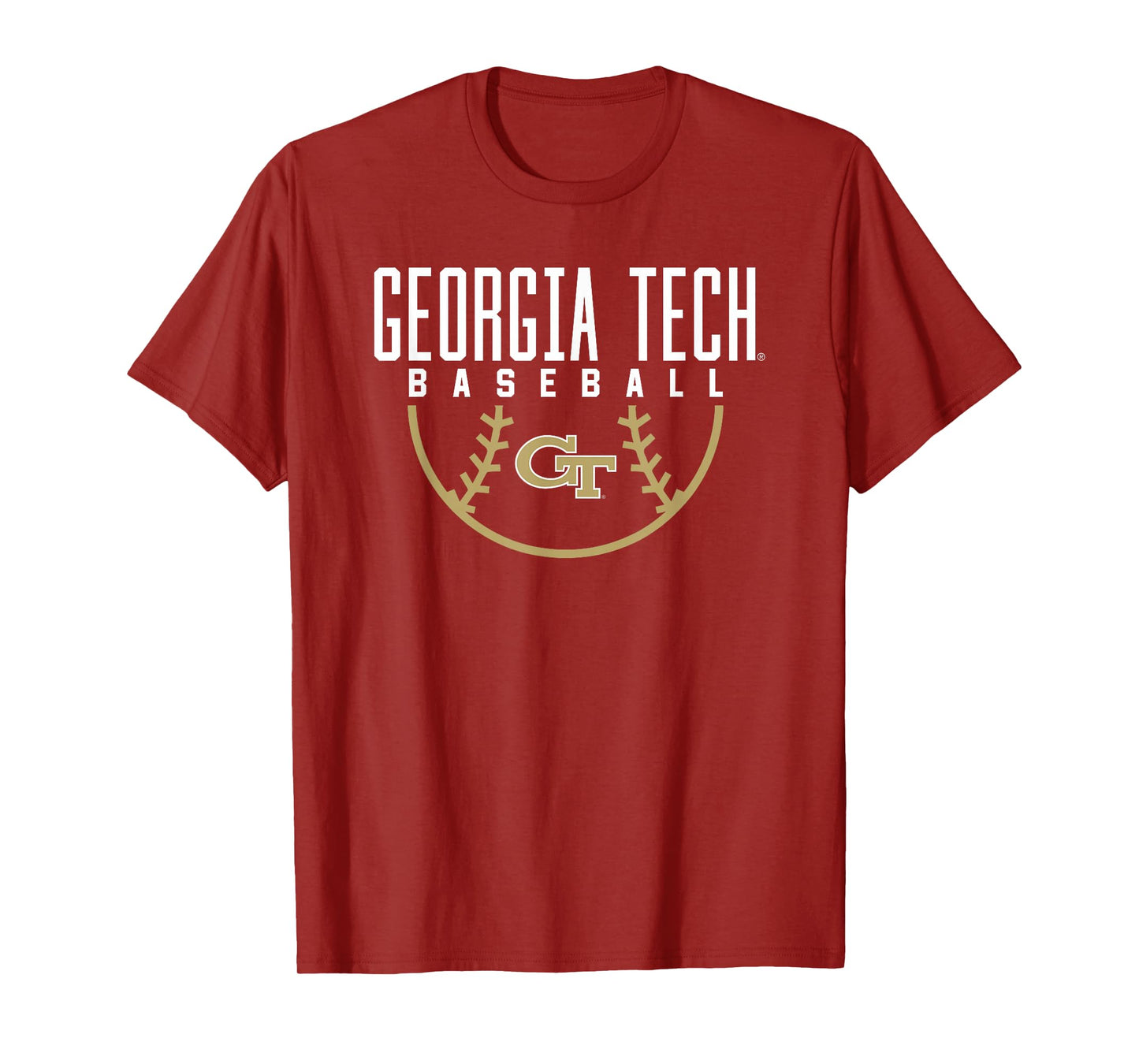 Georgia Tech Yellow Jackets Baseball Arch T-Shirt