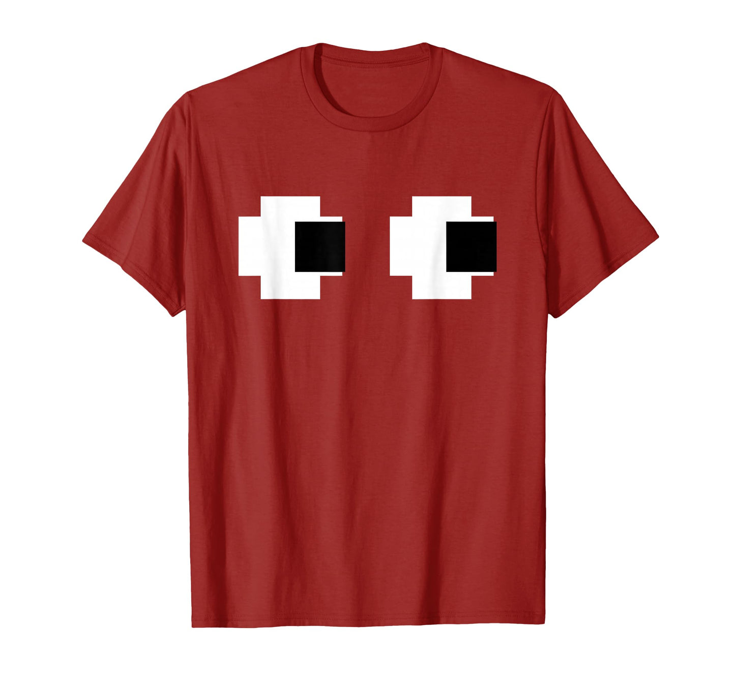 Retro Arcade Video Game Ghost Eyes Halloween Group Costume T-Shirt
