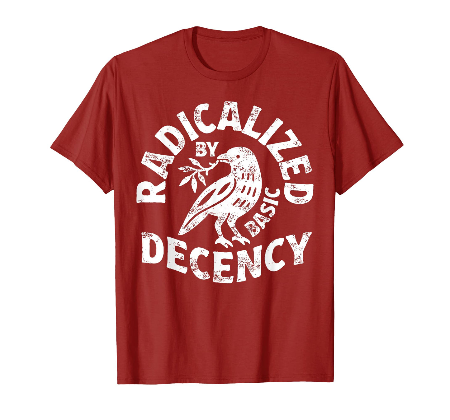 Radicalized by Basic Decency Resist Boho Floral Women T-Shirt
