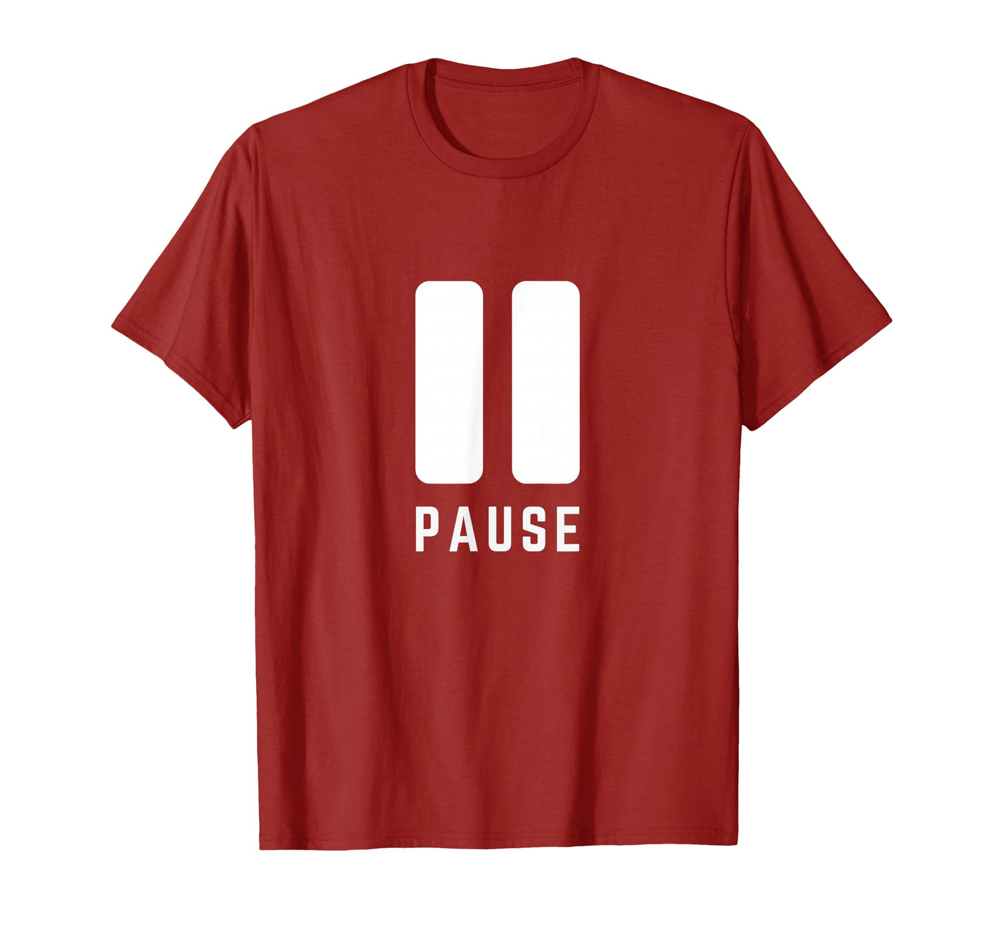 Pause Minimalist Pause Symbol Gamer Fashion T-Shirt