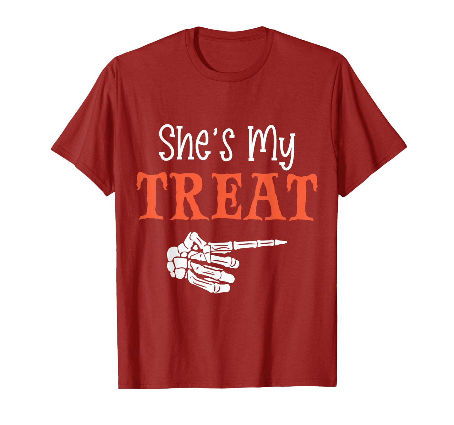 She's My Treat Funny Halloween Matching Couple Boyfriend T-Shirt