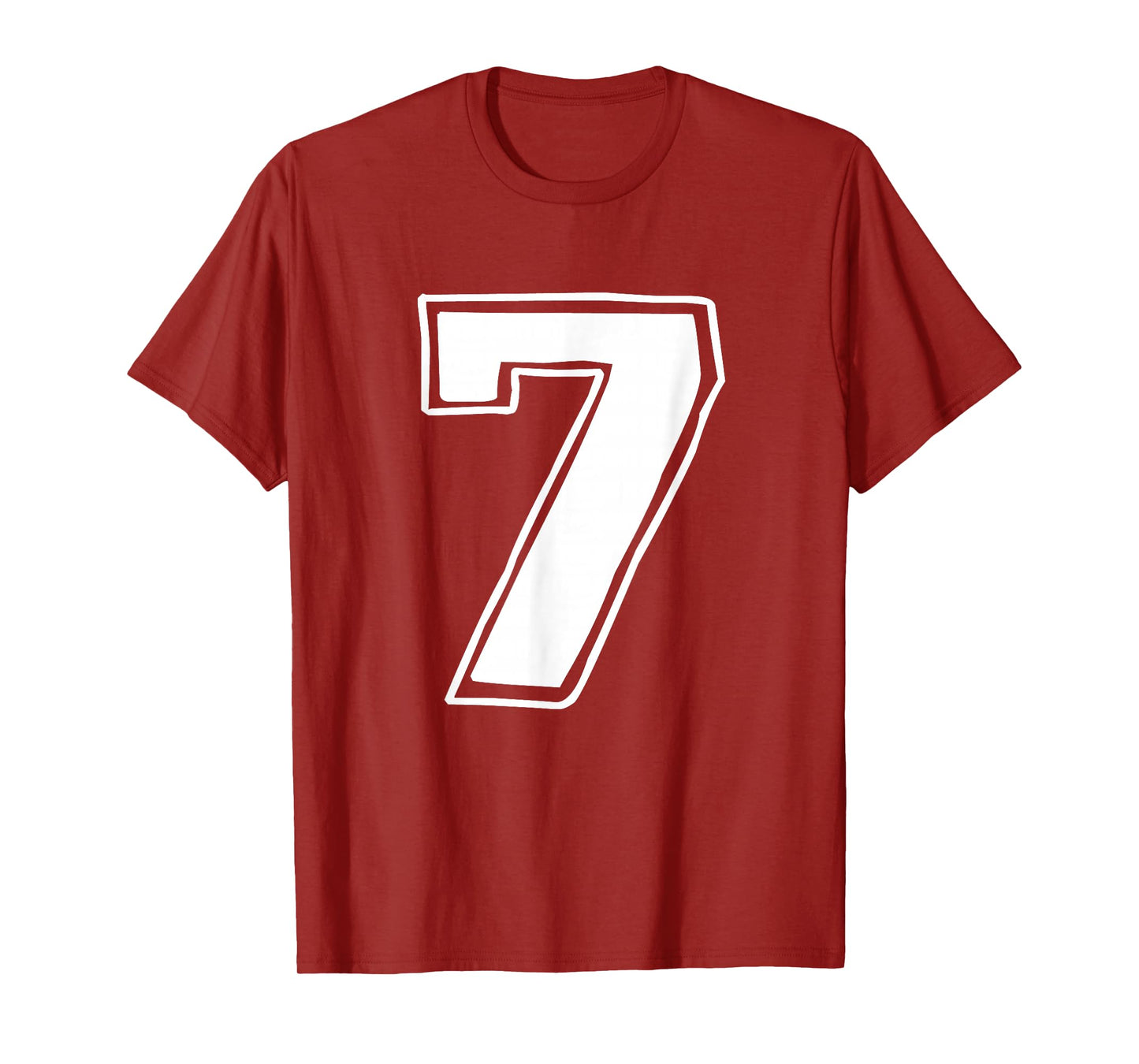Number 7 Six Seven 6 7 Meme 67 Funny 7th Birthday 7 Years T-Shirt