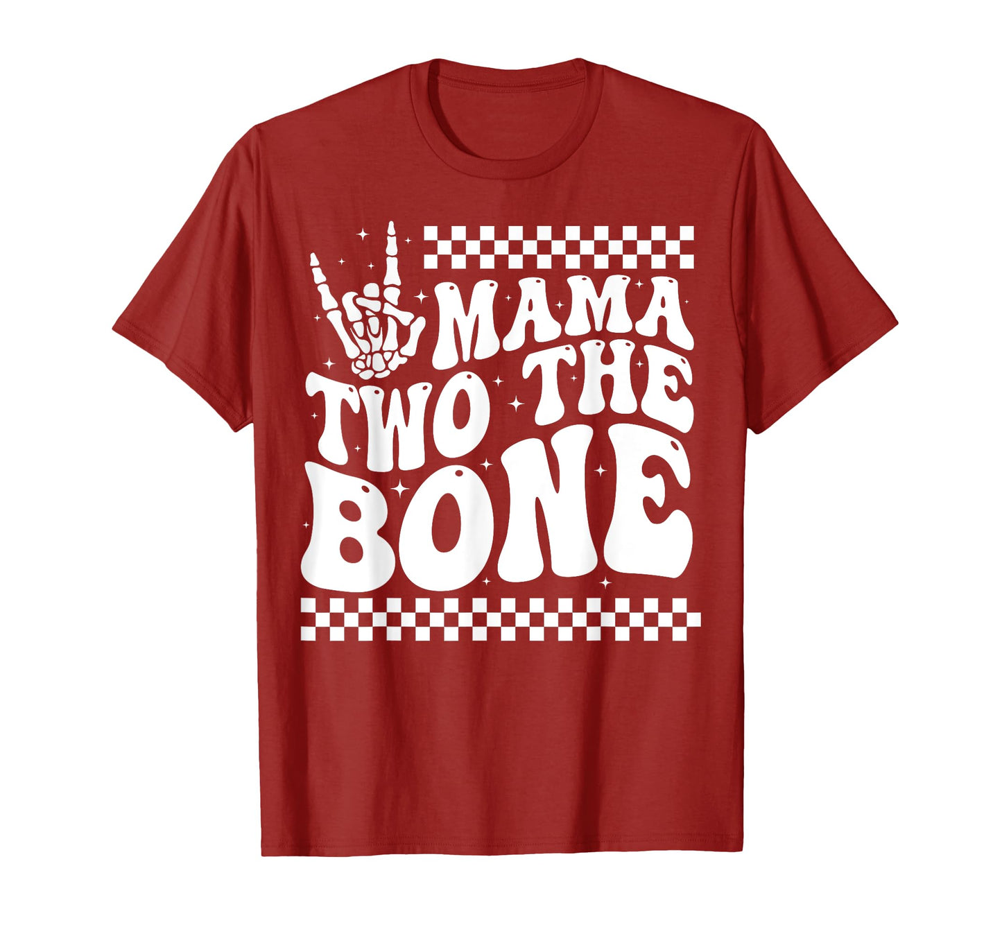 Funny 2nd Birthday Boy Mama Of The Bad Two The Bone Family T-Shirt