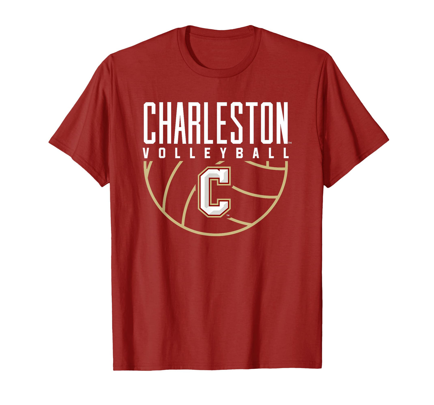 College of Charleston Cougars Volleyball Arch T-Shirt