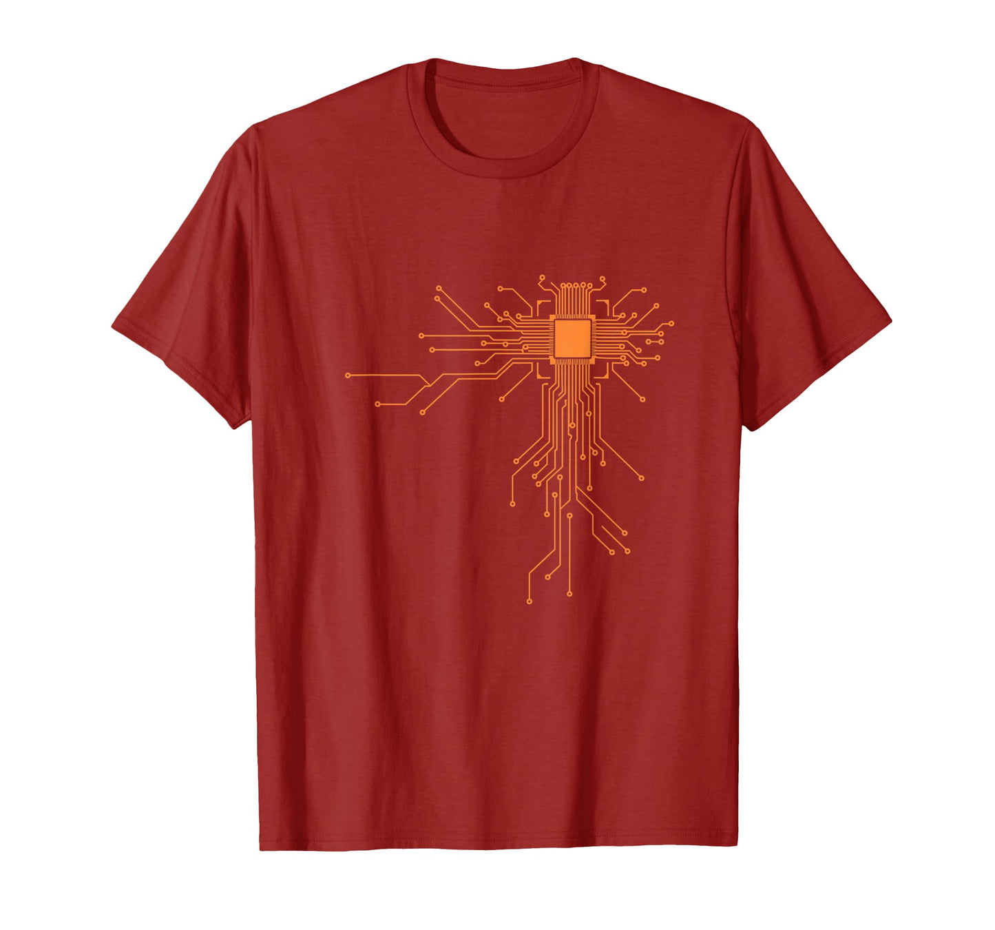 Cool Computer Geek Youth with CPU Gaming Programmer Apparel T-Shirt