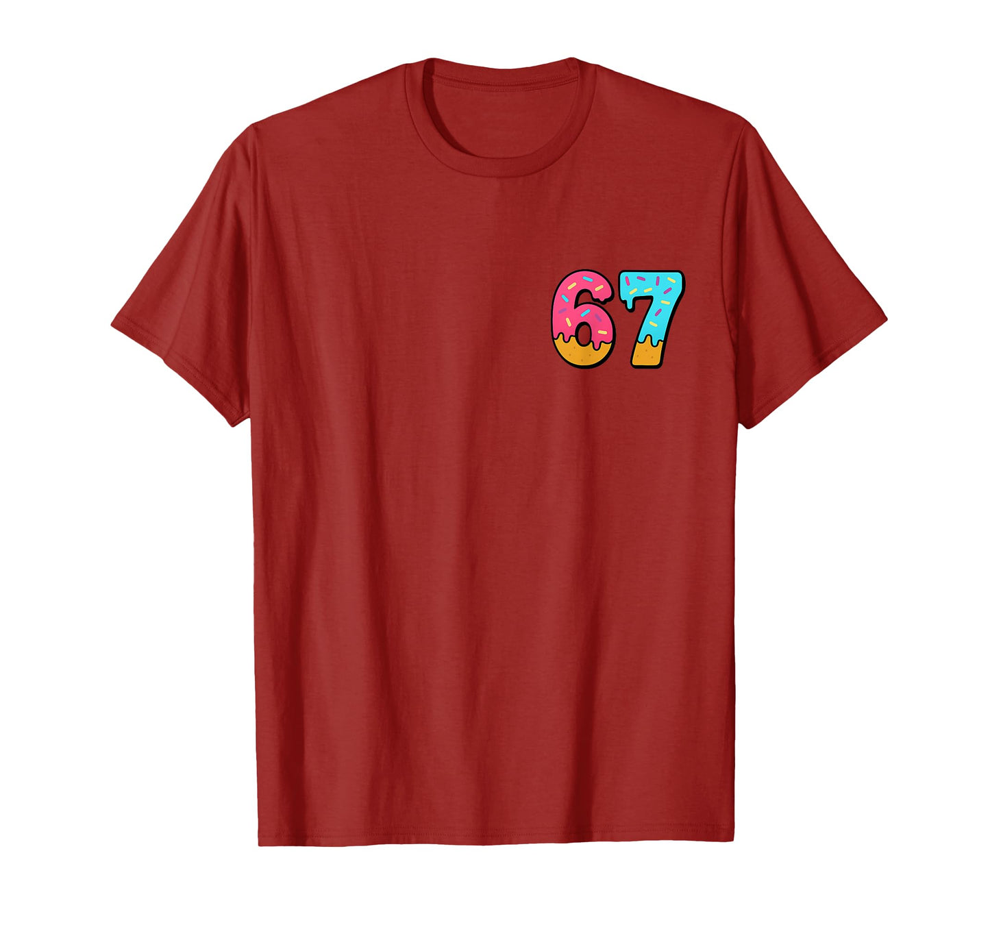 Cute 67 Six Seven Ice Cream Drip Sport 78 Fun Mason Meme T-Shirt