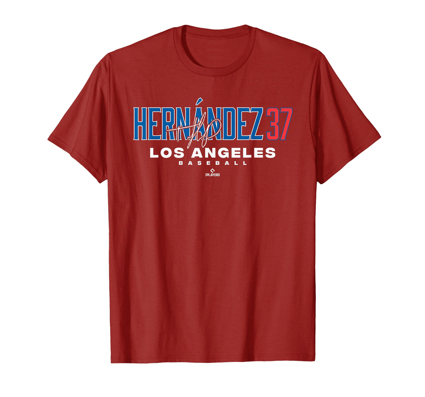 Name Number City Teoscar Hernandez 37 Los Angeles Baseball T-Shirt
