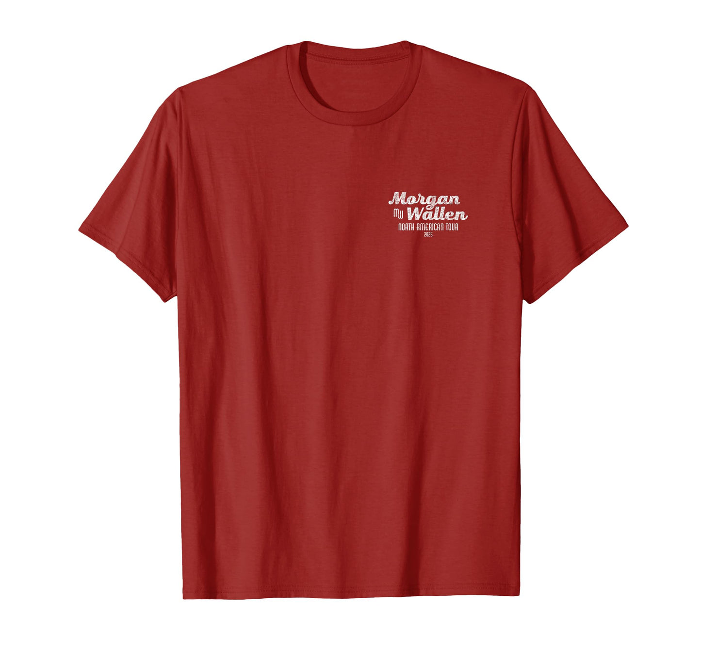 Official Morgan Wallen Exclusive 2025 Tour Blue T-Shirt