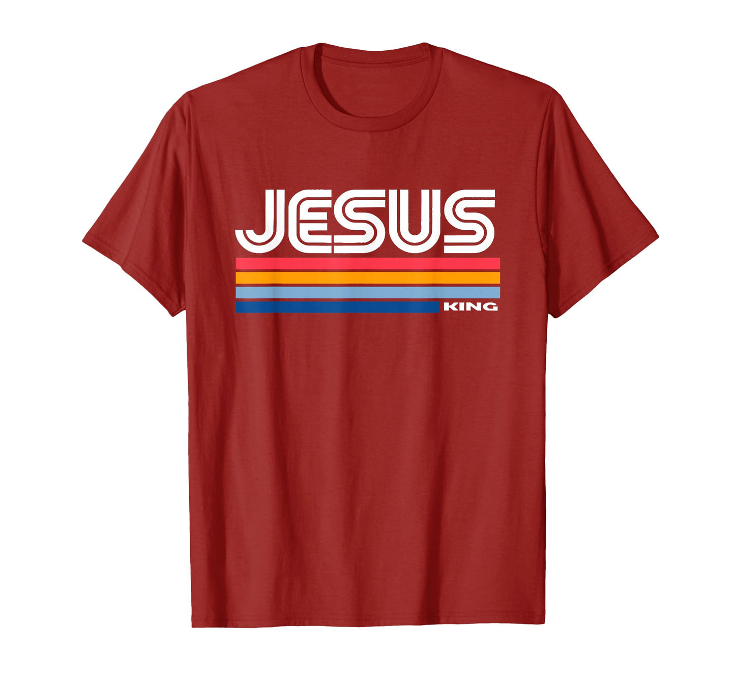 Jesus King Retro Vintage Design T-Shirt
