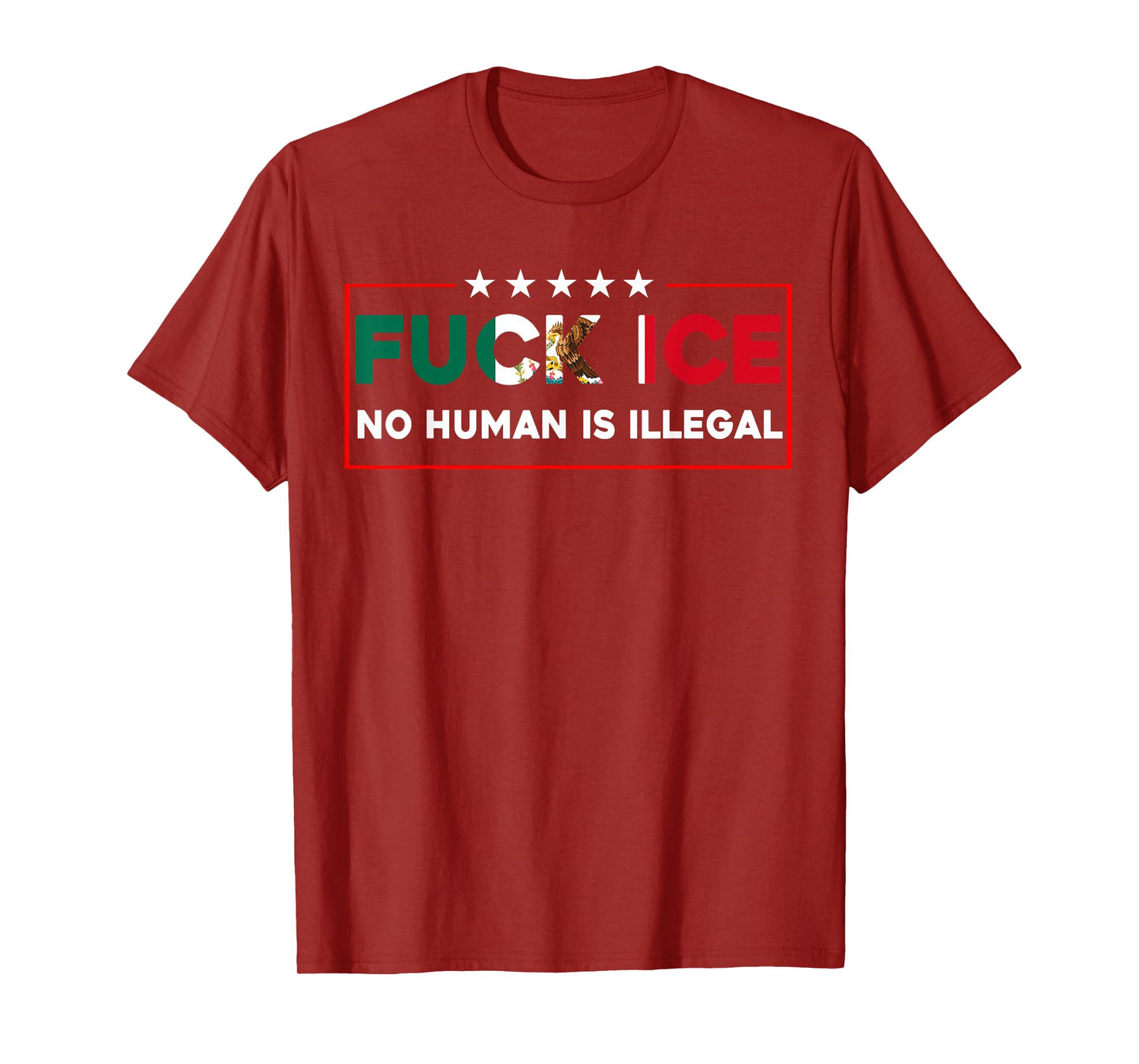Fuck Ice No Human Is Illegal T-Shirt