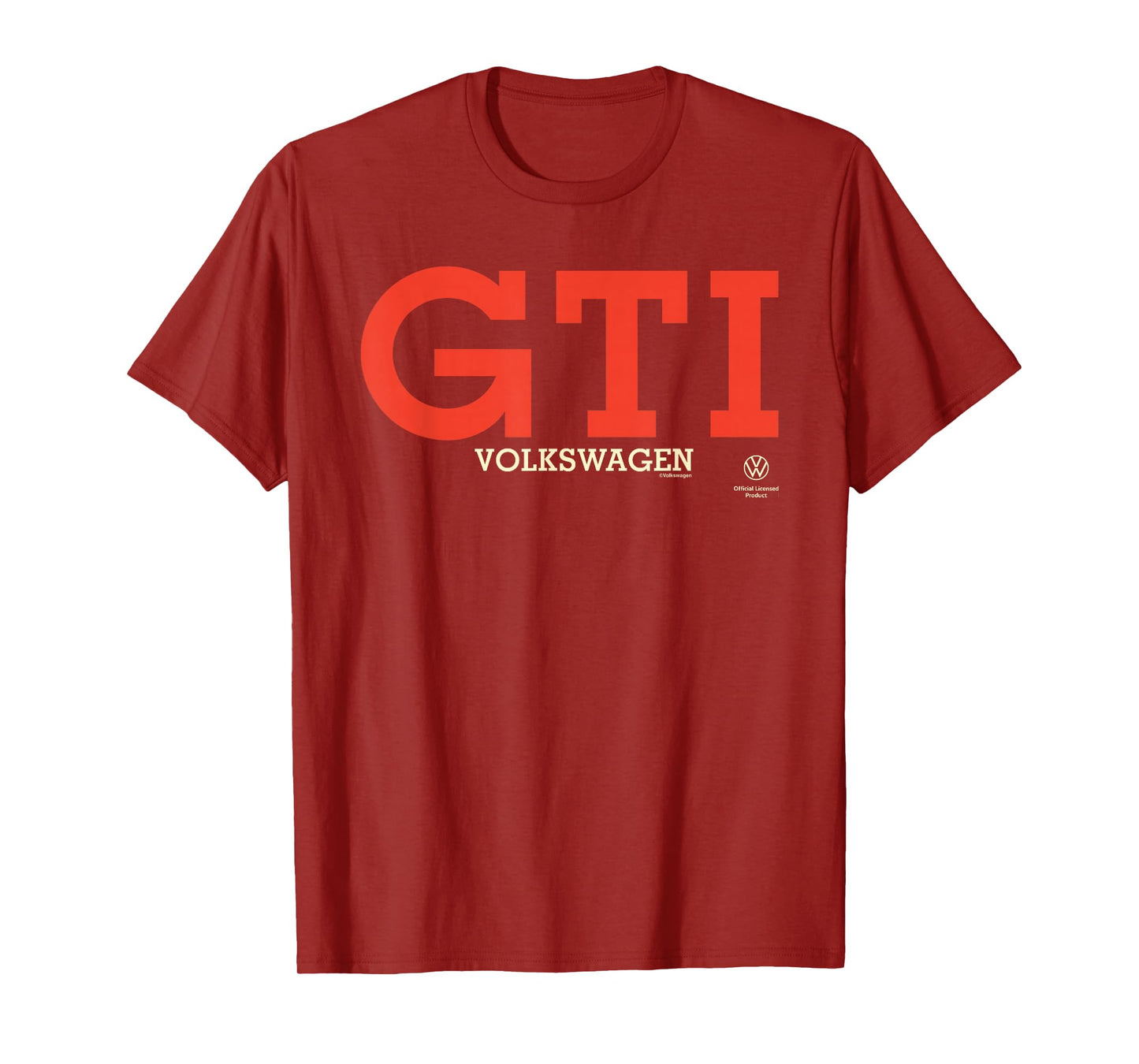 Volkswagen Golf GTI Retro Text T-Shirt