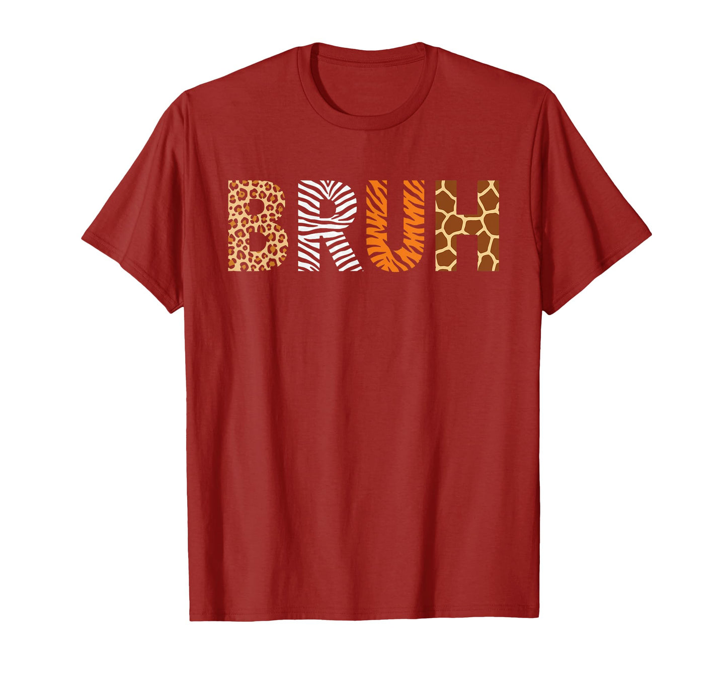 Bruh Zookeeper Safari Animal Print Costume Girls Boys Zoo T-Shirt