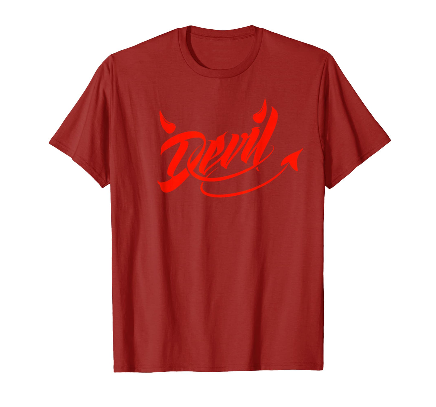 Devil Halloween Costume Matching Couple Girlfriend T-Shirt