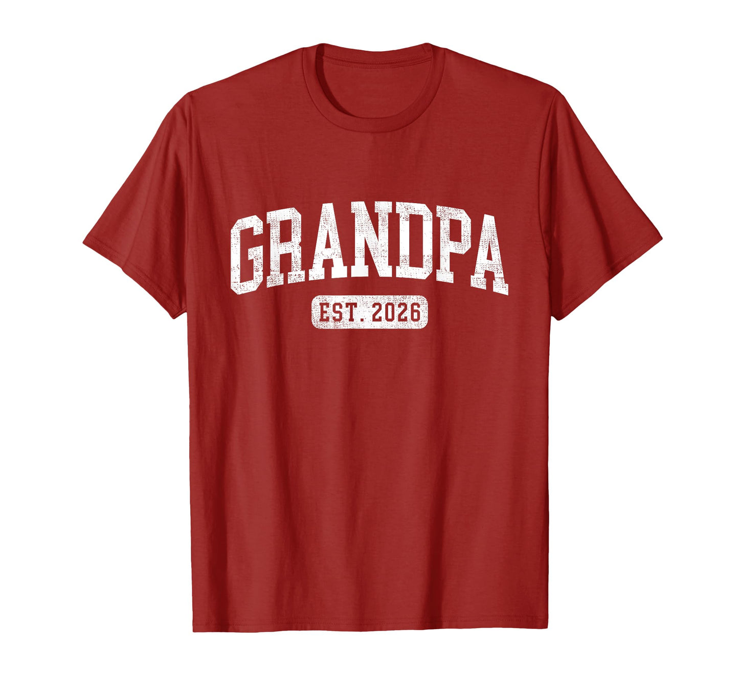 Grandpa Est 2026 Promoted To Grandpa Announcement T-Shirt