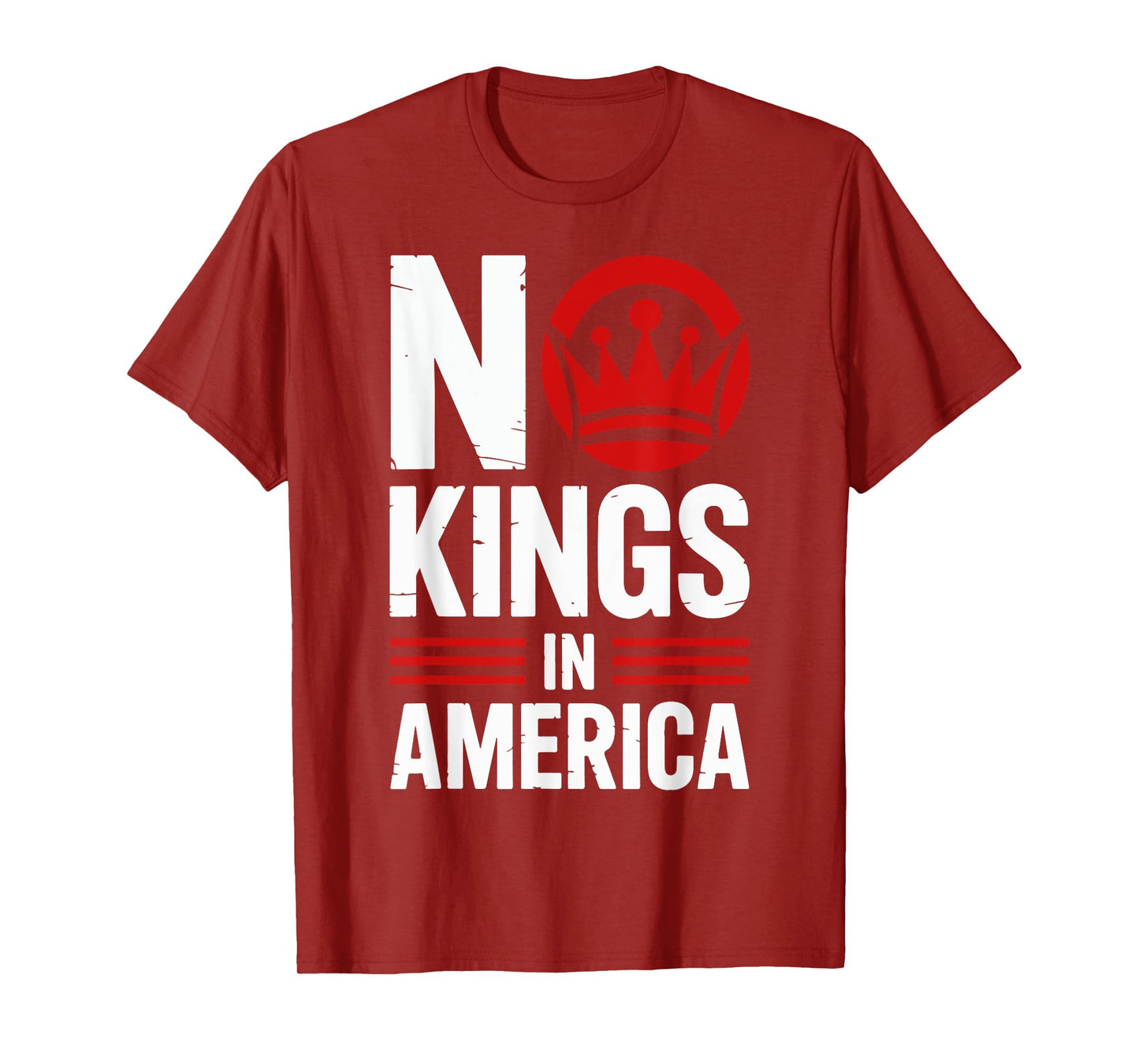 No Kings In America Protest Sign We The People Vintage T-Shirt