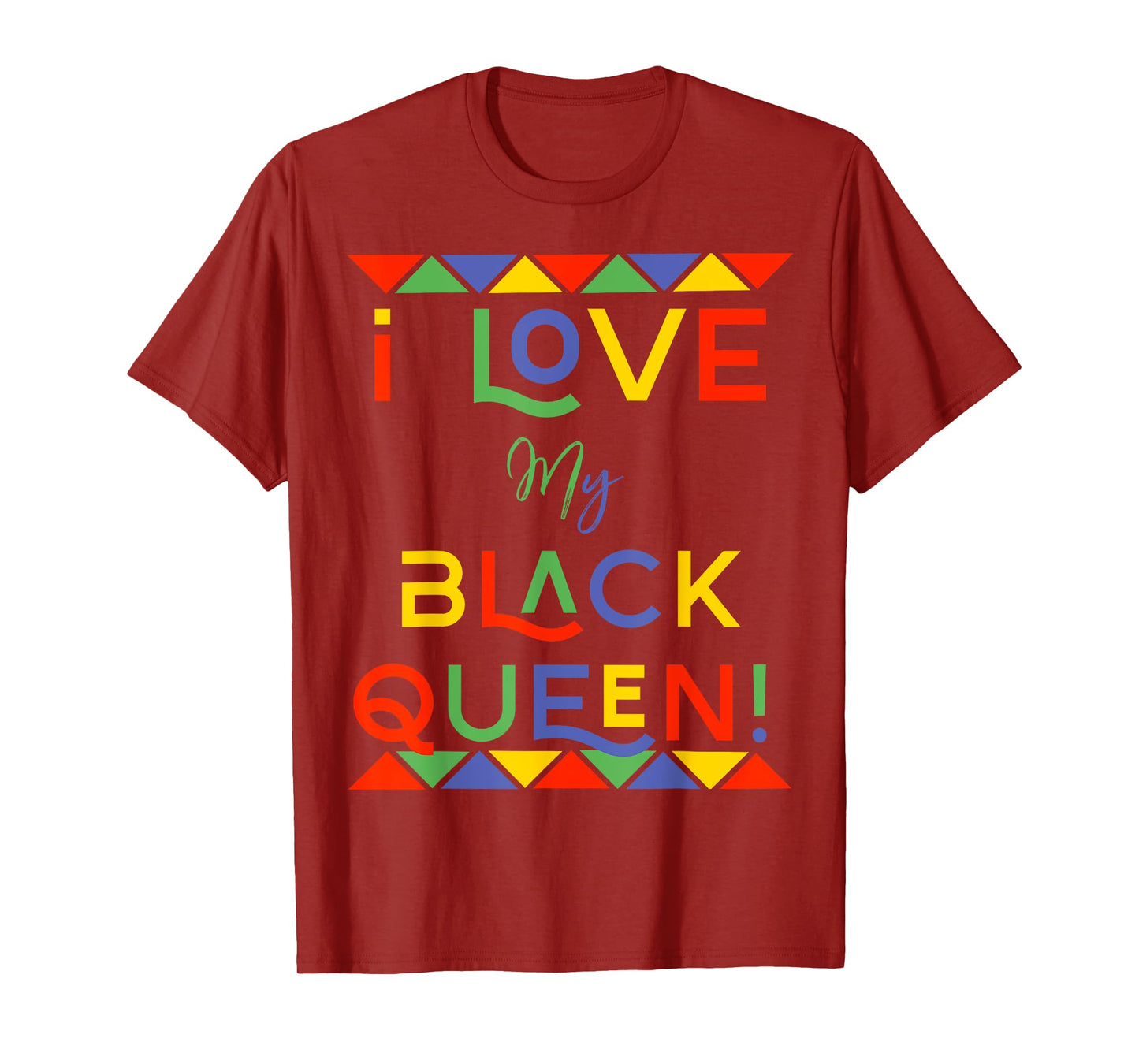 I Love My Black Queen Boyfriend African American Couples T-Shirt