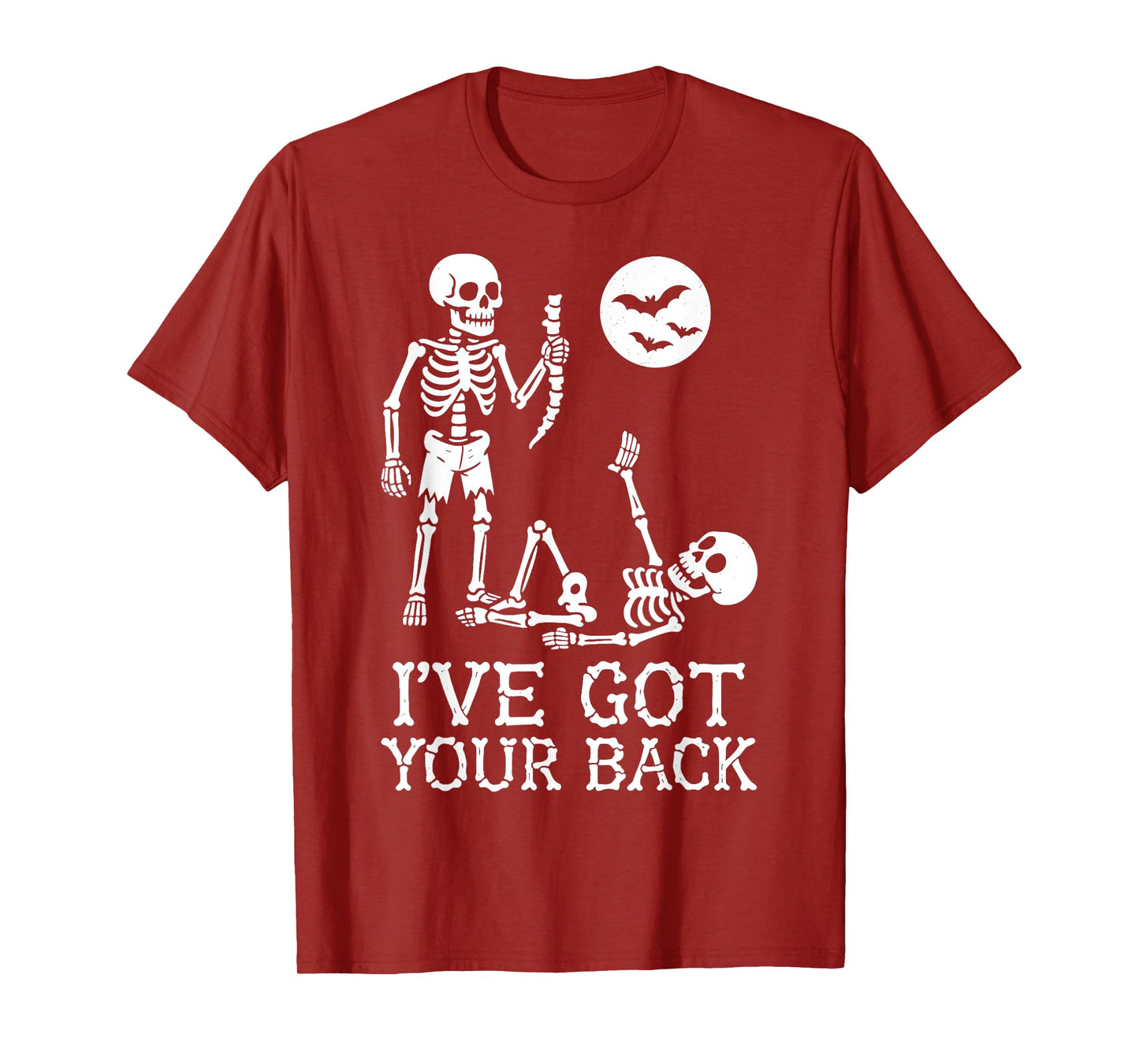 Halloween Skeletons Ive Got Your Back Costume Men Women Kids T-Shirt