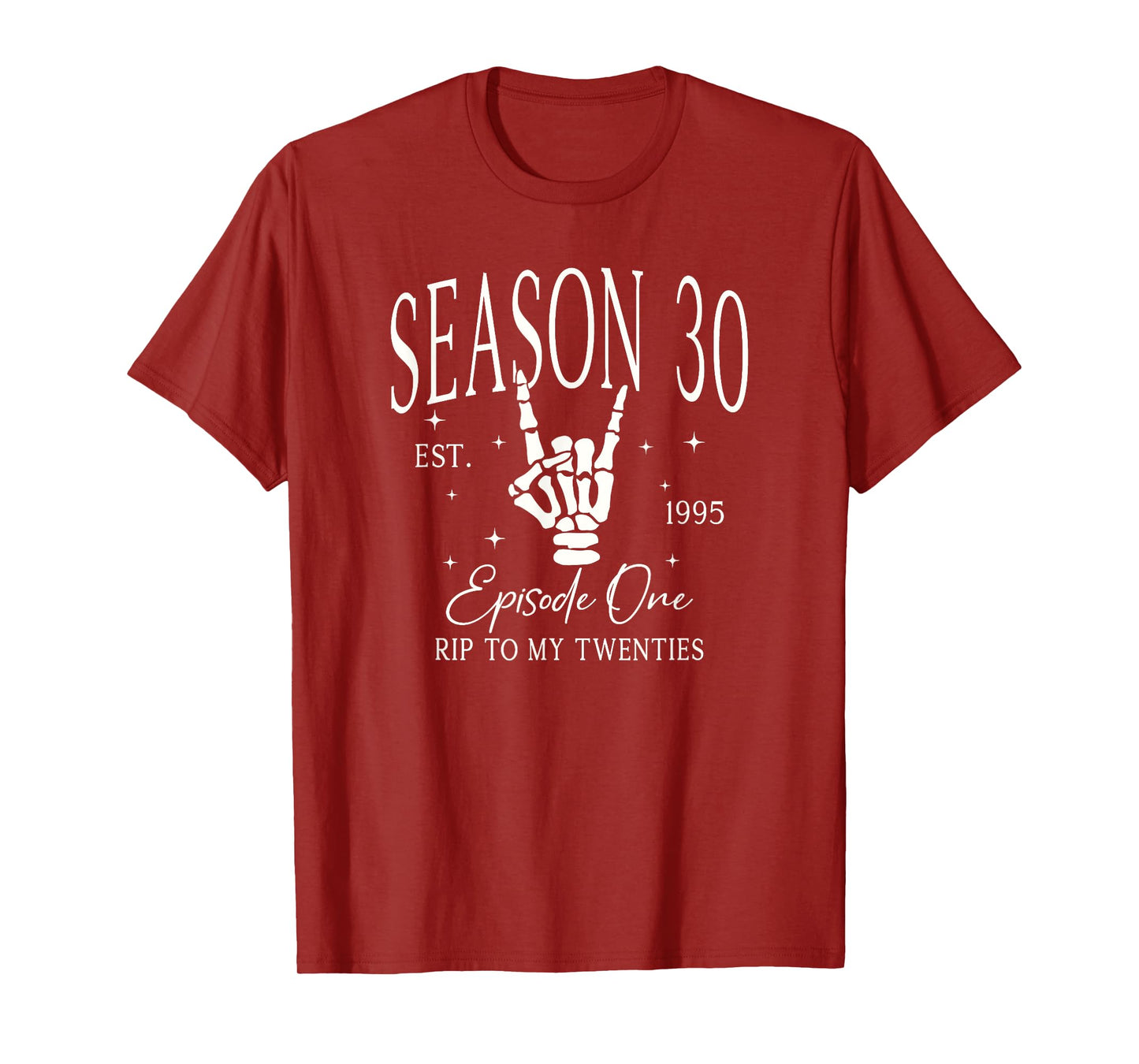 30th for Women 1995 Funny RIP 20s Death To My 20s Dirty 30 T-Shirt