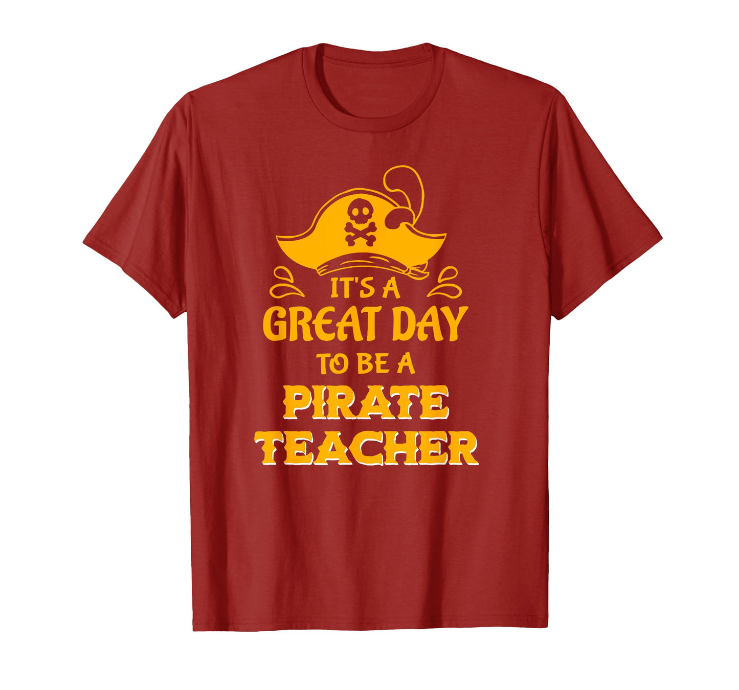 Pirate Teacher Theme for School Staff Showing Mascot Spirit T-Shirt