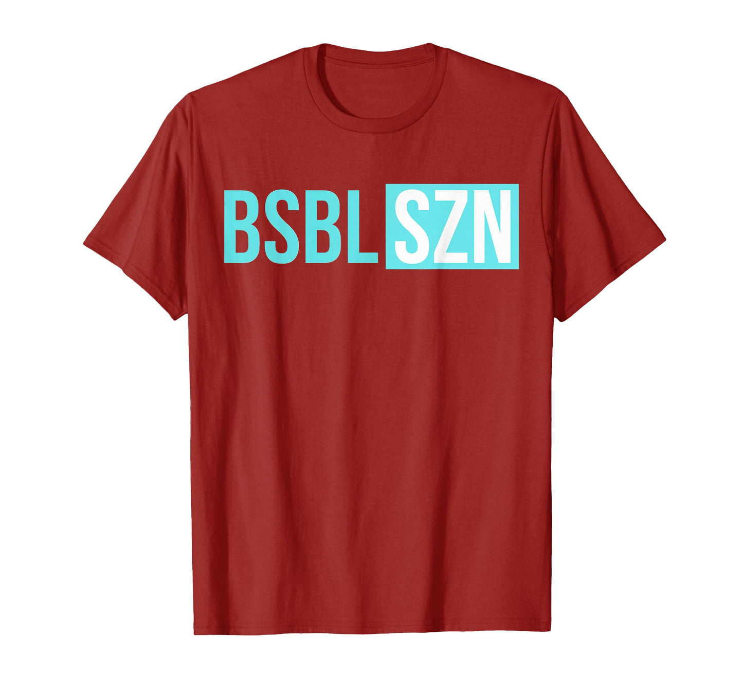 BSBL SZN Baseball Season Game Day Boys Girls Youth T-Shirt
