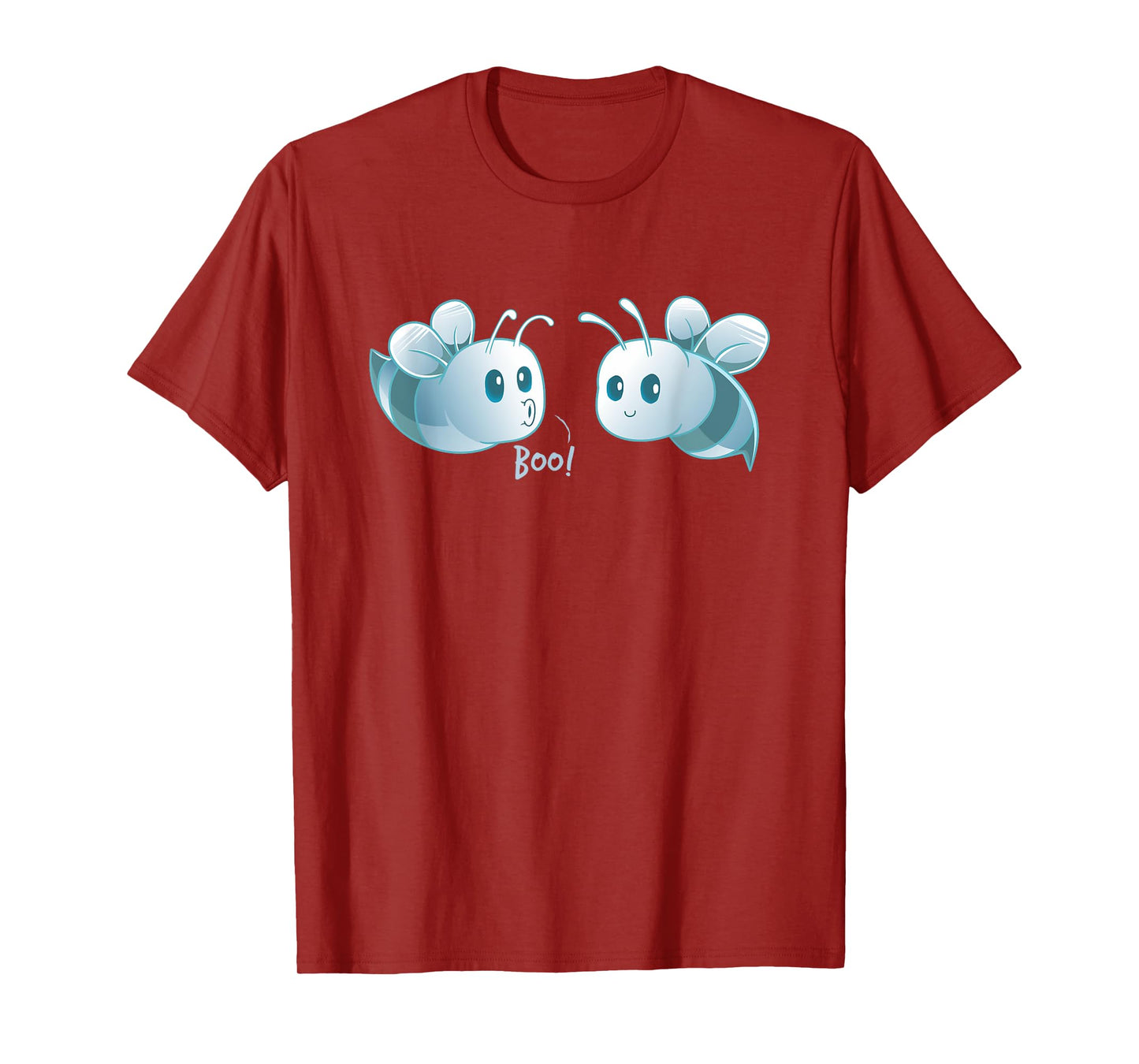 Boo Bees Halloween Ghost Bee Here for the Boos Funny Ghosts T-Shirt
