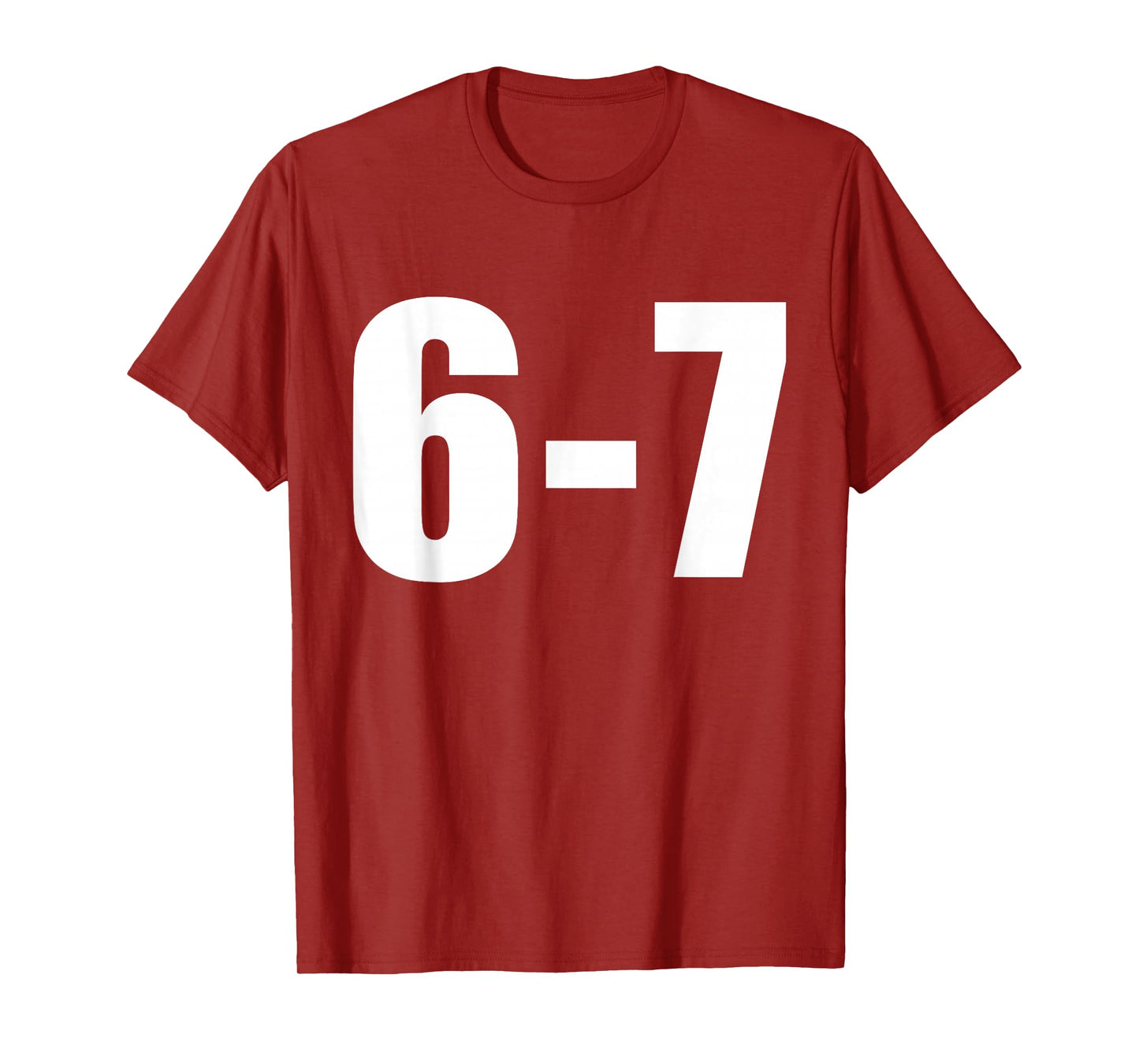 Six Seven Meme 6 7 Gen Alpha T-Shirt