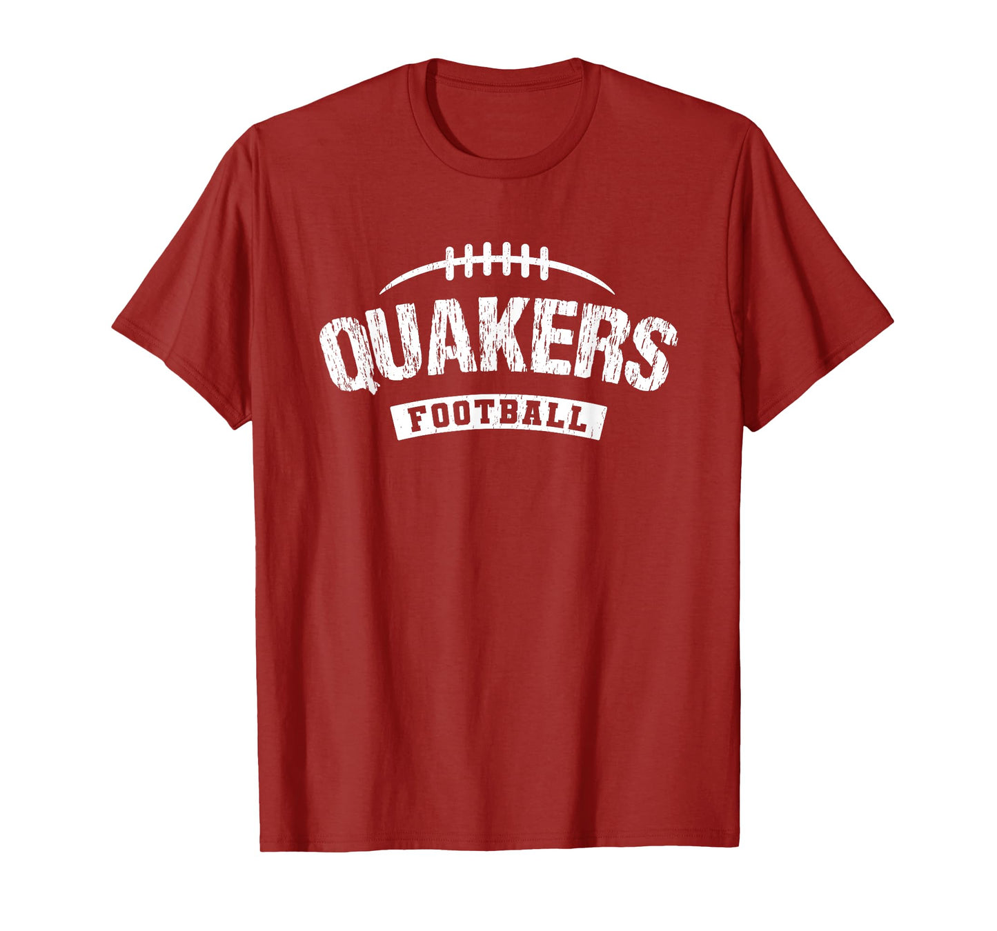 Quakers Plainfield Football Distressed HS T-Shirt